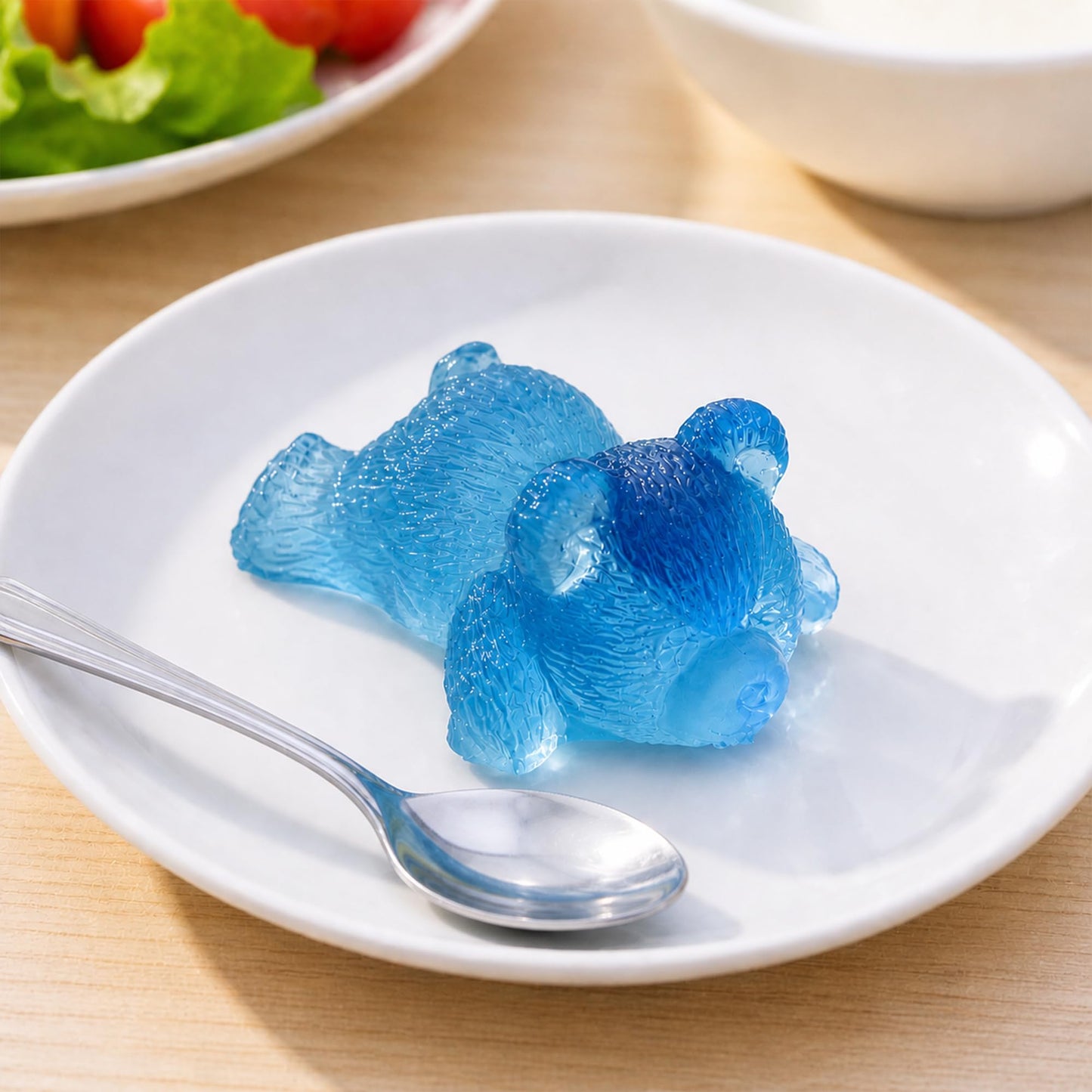 Set of 3 Teddy Bear Candle Molds, 3 Bears Animal Silicone Candle Molds for Party Chocolate, Suitable fit for Resin DIY