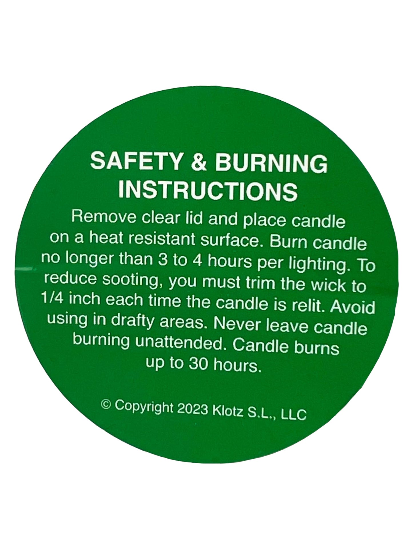 Klotz Race-Scented Candle with BeNol Caster Oil Scent - 1 8oz Candle - Burns up to 30 Hours, Smells Like BeNol Castor Two-Stroke Engine Oil