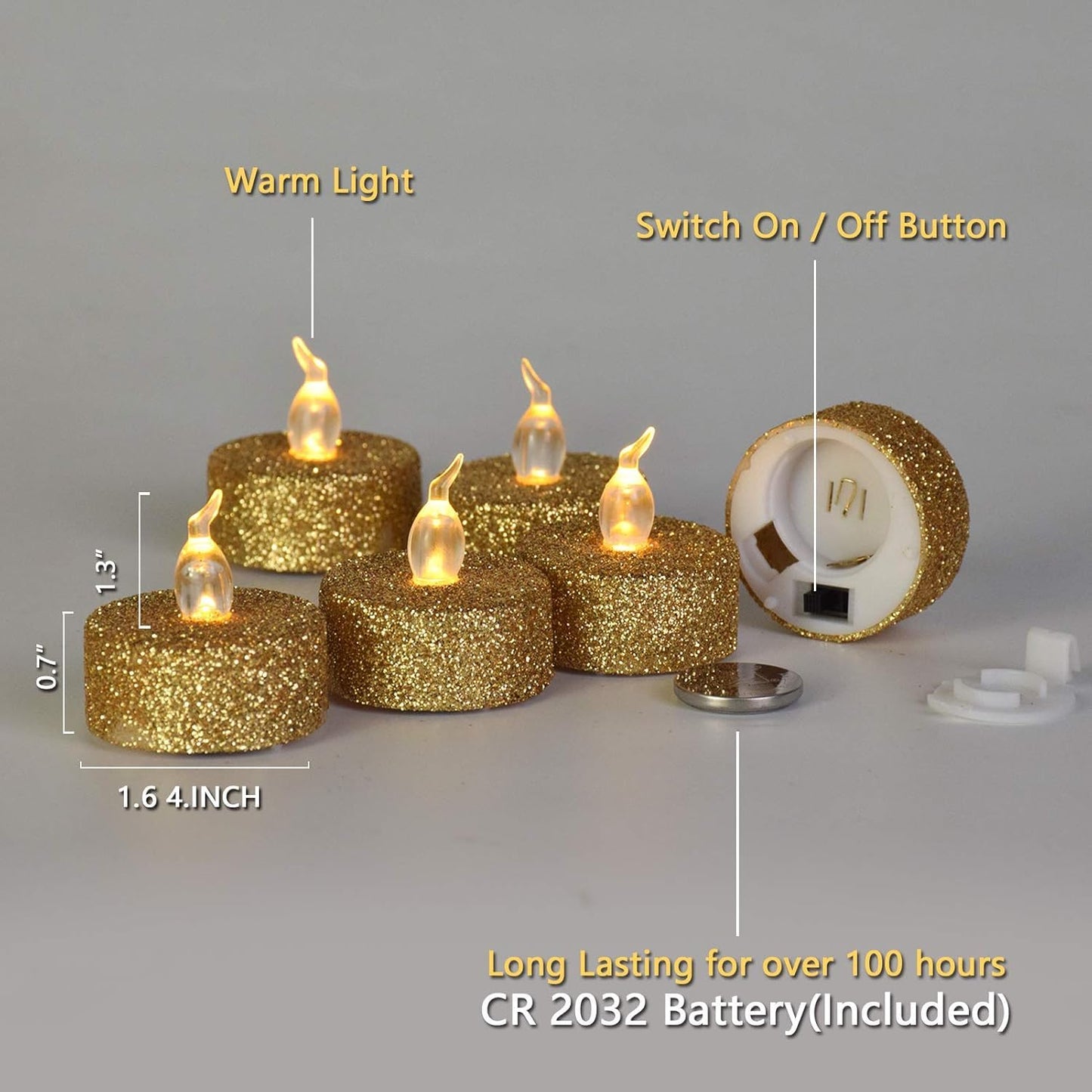 Aulaygo 12 Pack Orange Timer Tealight Warm White Flickering Melting Flameless Candles Battery Operated,Fall Tea Lights for Halloween Gothic Wedding Home Decoration