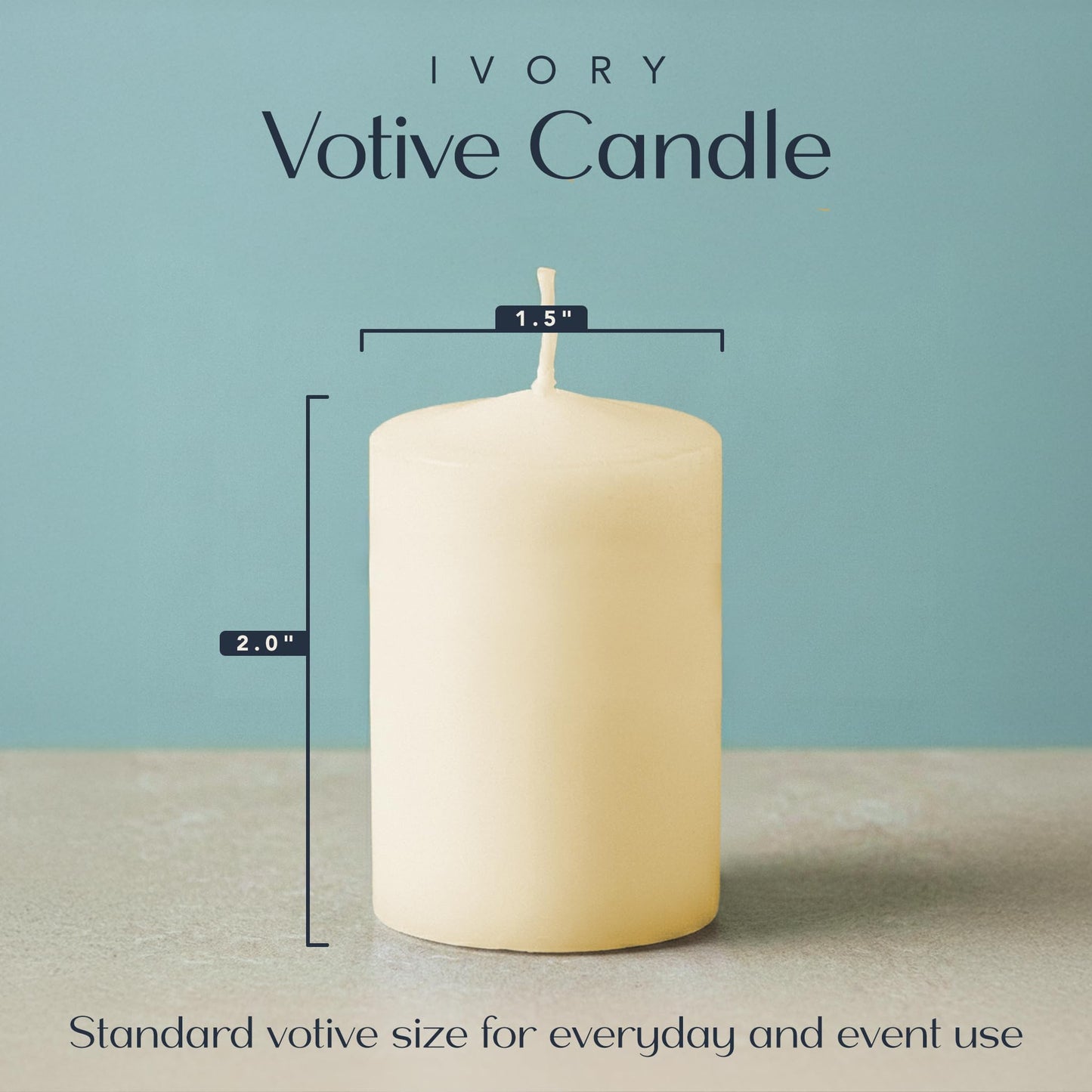 Royal Imports Votive Candles Unscented Candles for Wedding Centerpieces Ivory, Pack of 36 Dripless Wax for Parties, Aromatherapy, Devotional, Home Décor, Spas & Holiday Gifts