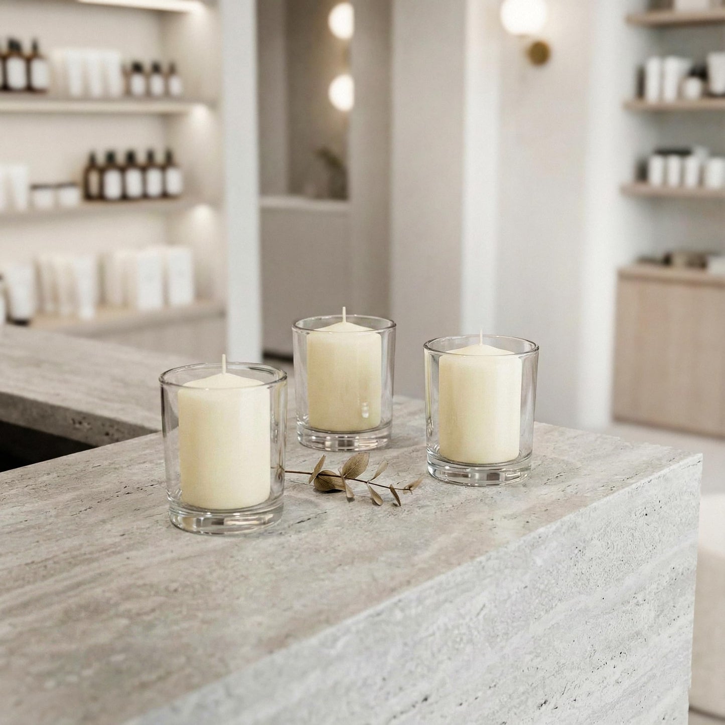 Royal Imports Votive Candles Unscented Candles for Wedding Centerpieces Ivory, Pack of 36 Dripless Wax for Parties, Aromatherapy, Devotional, Home Décor, Spas & Holiday Gifts
