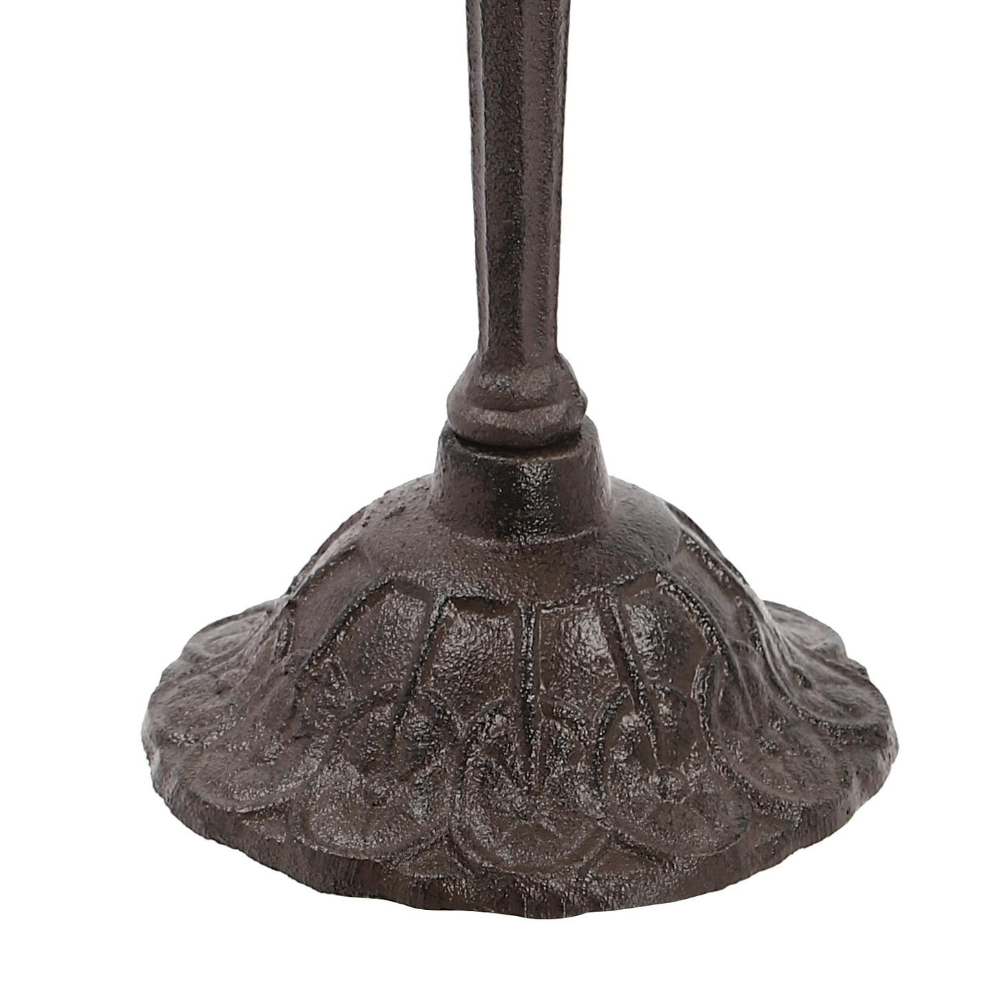 5-Arm Candle Holder, Vintage Candle Holder Set with Scroll Arms, Aged Iron Candelabra with 5-Inch Base, Romantic Table Centerpiece for Wedding, Birthdays, Anniversaries, Christmas, Valentine's Day