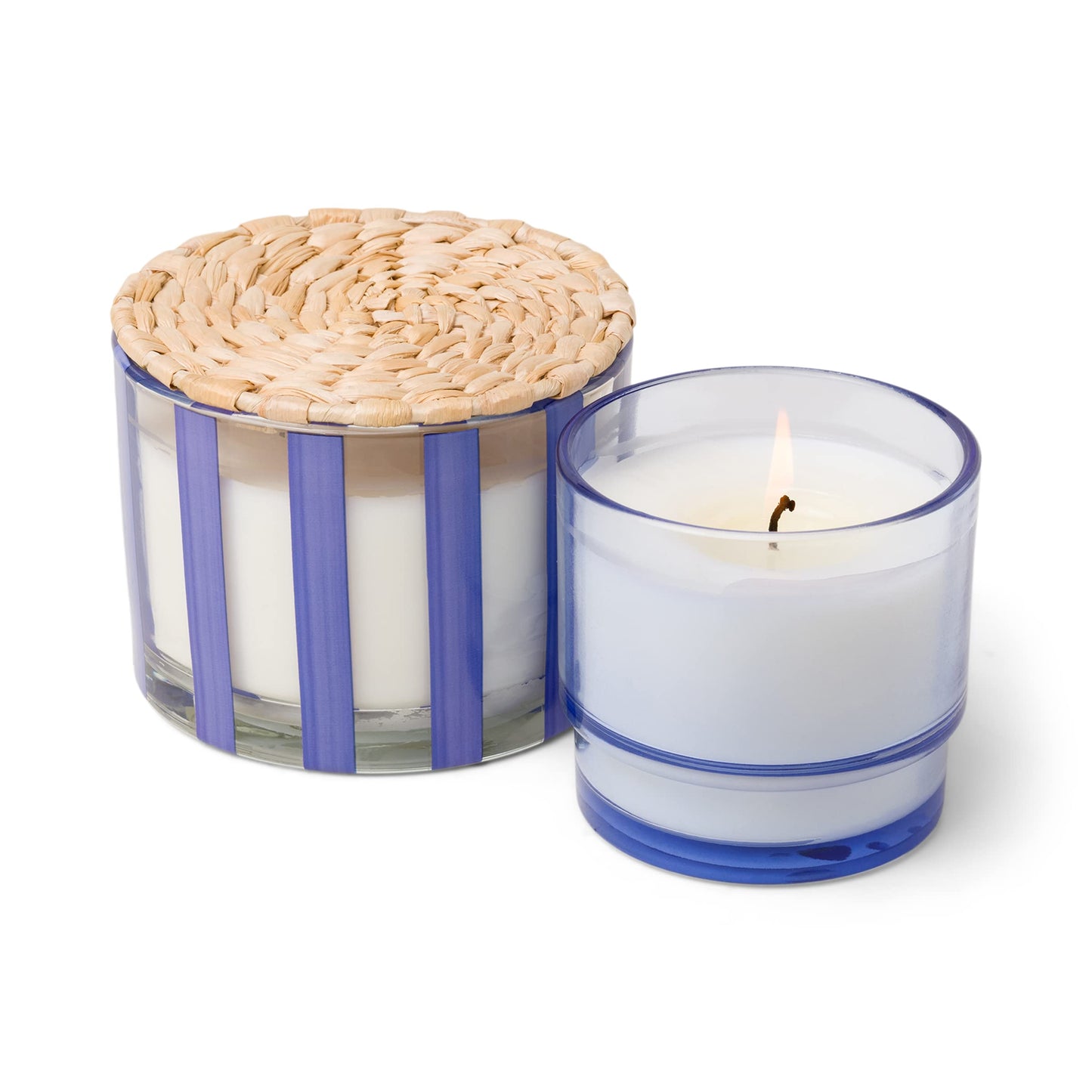 Paddywax Candles Al Fresco Collection Naturally Scented Candle in Reusable Glass Tumbler, 198 Grams, Rosemary + Sea Salt