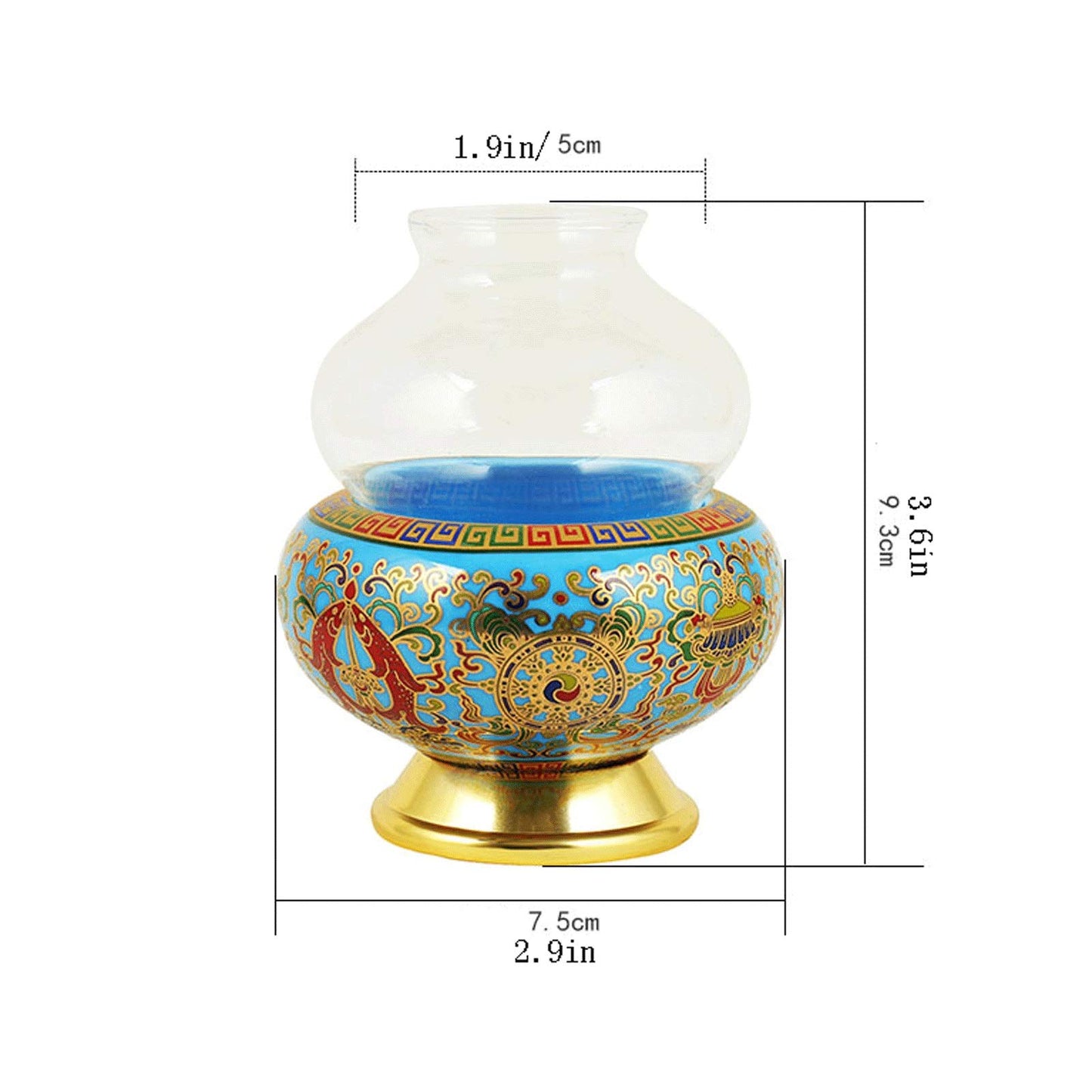 Candle Holderss Exquisite Candle Holder Ceramic Candlesticks with Lampshade , Suitable Gift- Candlesticks Holder for Formal Events, Wedding, Church, Holiday Décor, Halloween Decorative Candlestick