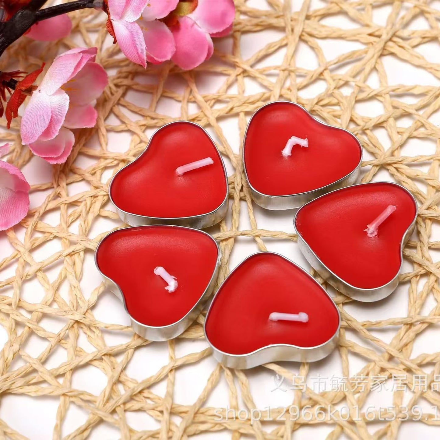 50 Packs Tea Lights Candles -Tealight Candles Decorations for Weddings, Parties,Halloween, Valentine's Day, and Christmas