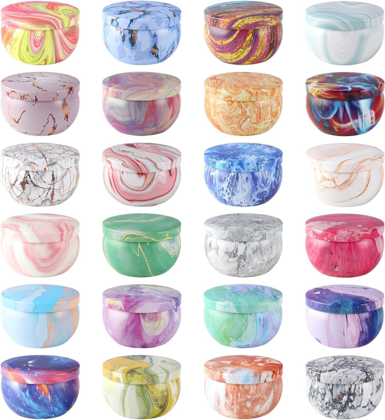 YOROXRG Scented Candles Gifts Set 24 Pack Soy Wax Travel Tin Jar Candles for Home 2.5 OZ Scented for Mom for Christmas, Birthday, Thanksgiving, Mother's Day