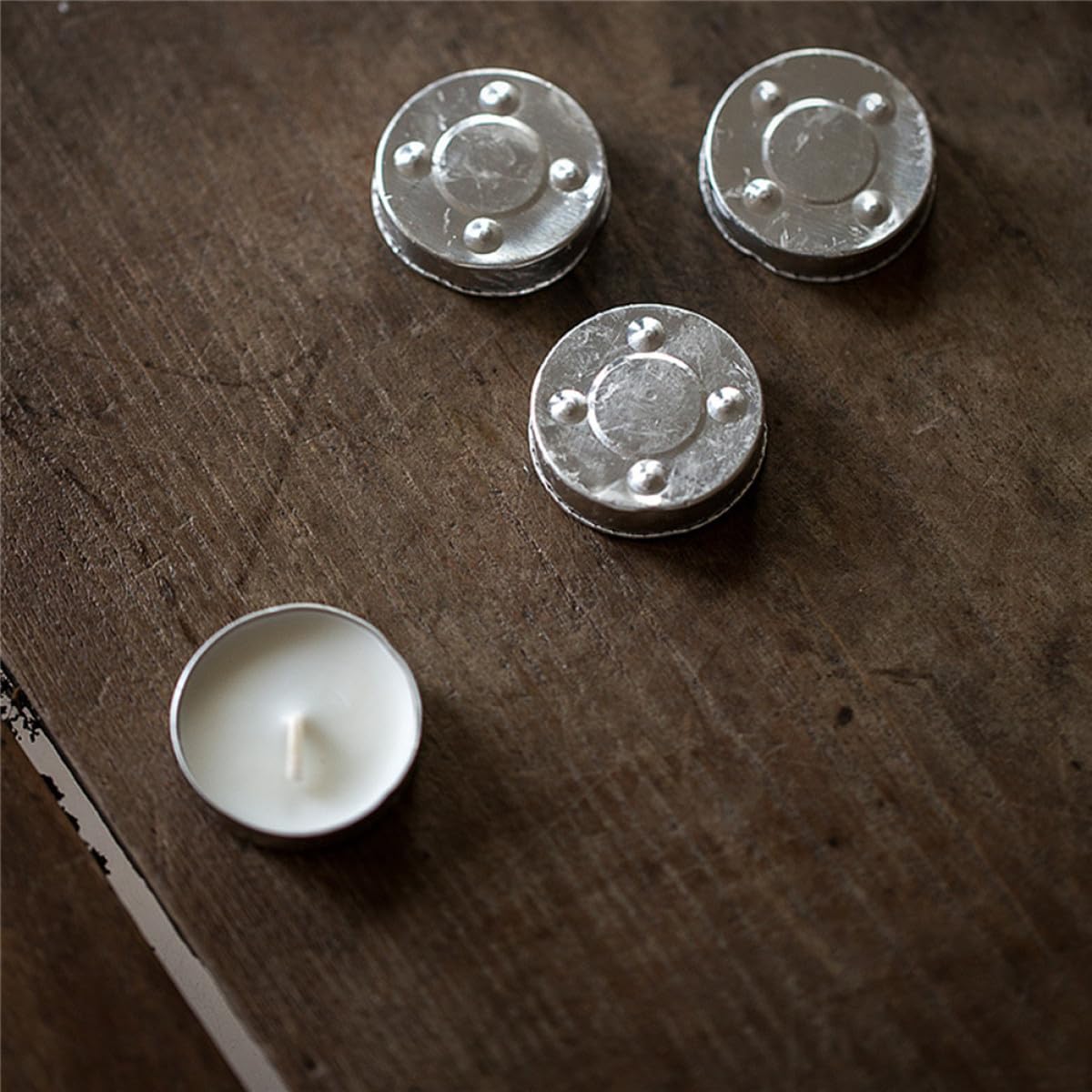 OSOLADY 20Pcs Smokeless Tea Warming Candles for Residential and Commercial Use Unscented Compact Tealight Long Burning Reliable Candles for Office Shops and Weddings
