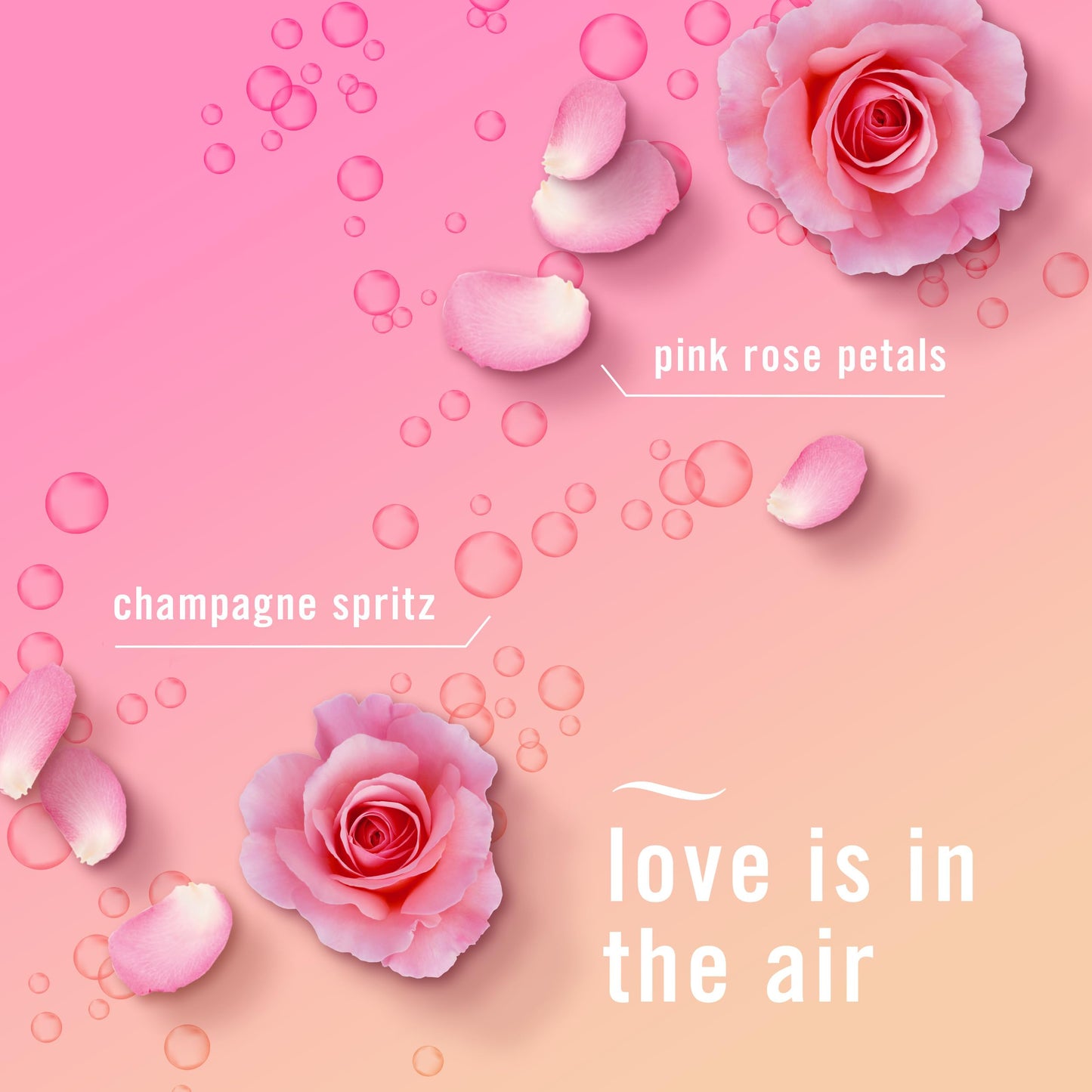 Febreze Scented Candle, Romance & Desire Scent, 11 oz 4 Wick Candle, Single Pack