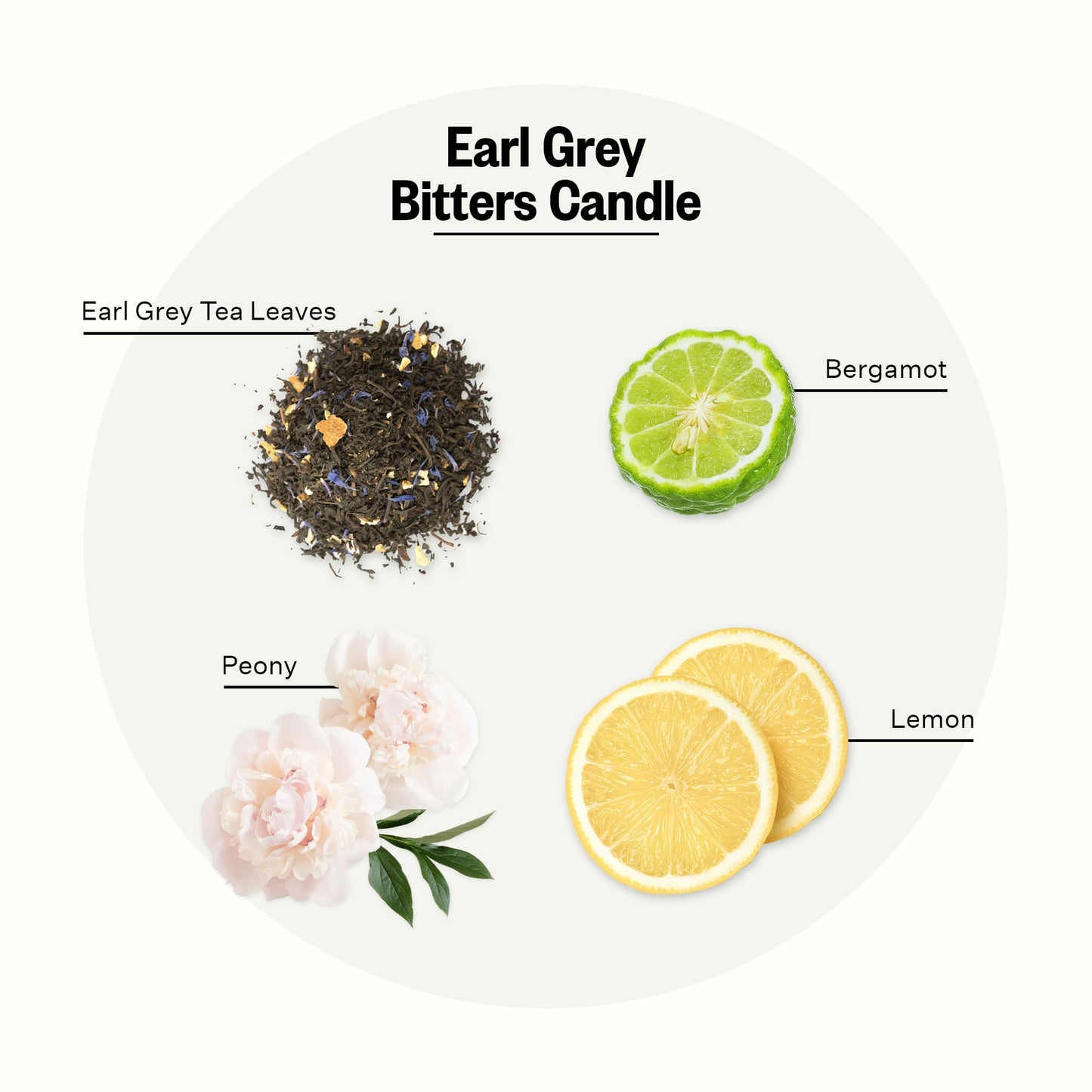 Apotheke Signature Scented Candles for Home, Earl Grey Bitters - 10.5 oz - Soy Wax, Non Toxic, Large Jar White - Luxury Candle Gifts for Women & Men - Bergamot, Peony, and Lemon