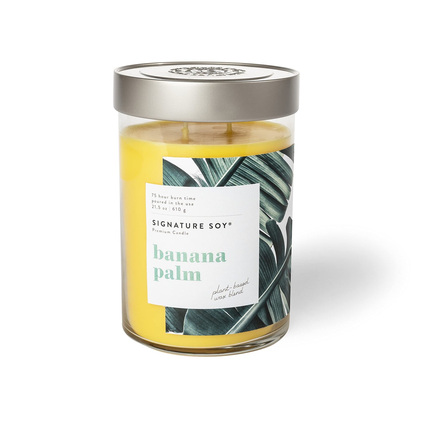 Signature Soy Lidded Banana Palm Scented Candle