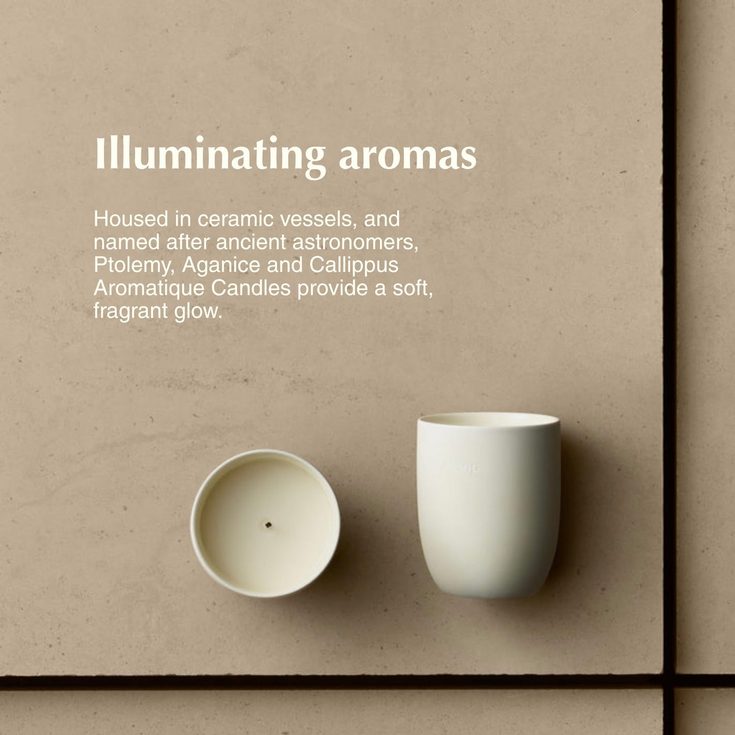 Aesop Ptolemy Aromatique Candle | Resinous, Earthy, Woody Scented | 55-65 Hour Burn Time | Vegan-Friendly | 10.5 oz