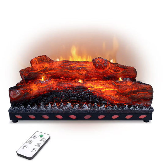 DAINIQUKANHAI Electric Fireplace Logs Realistic Flame Effect Candle LED Flame Light USB Powered Electric Fireplace Remote Control Fireplace Placement Home Decoration 16.7*8.7*5.9 In No Heat Function