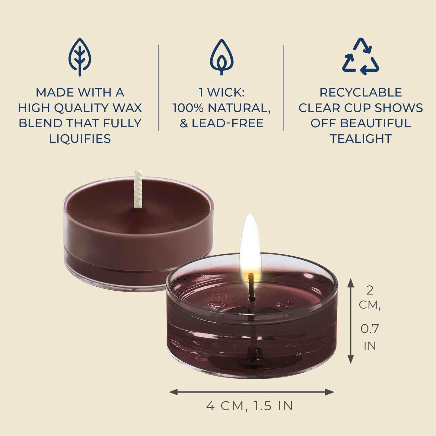 PartyLite Tea Lights Candles, Amber and Smoked Patchouli with Lavender Scent, Gift Set of 12, Aromatherapy with up to 4 to 6 Hours Burn Time, Ideal for Home Decor, Holiday Gifting & Celebration