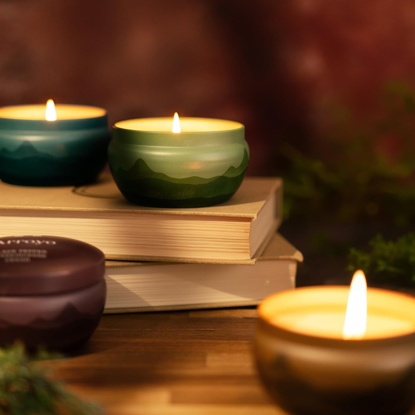 Bluecorn Aromática Scented Candle Tin, Sagebrush, Bergamont & Eucalyptus, Vegan Coconut Wax, Clean Burning & Long Lasting Candle, Room Decor, Gifts for Women and Men, Made in USA, 8 Oz