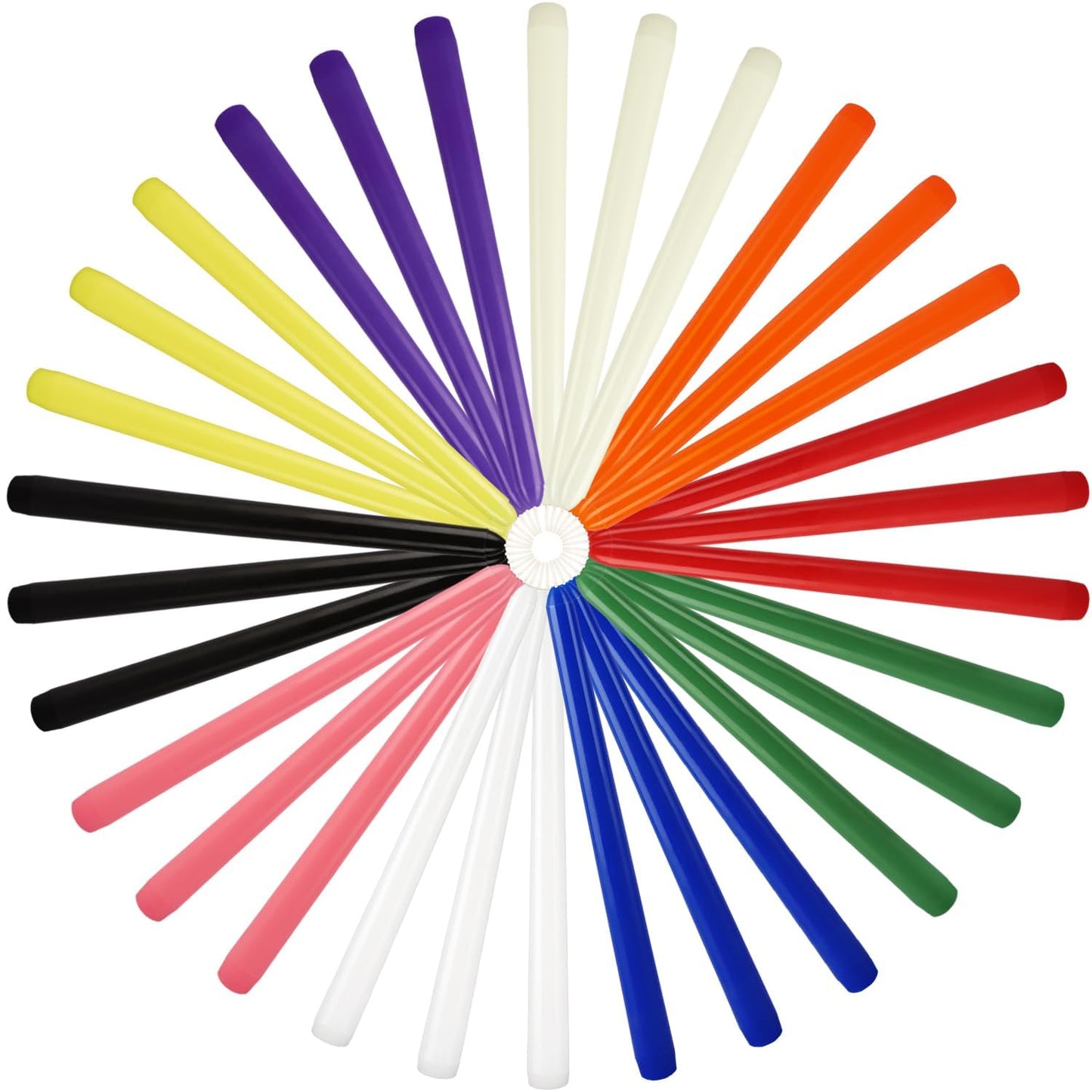 30-Pack 10-Color Taper Candles - 10 Inch Dripless & 10-Hour Burn｜Wedding/Birthday/Home Decor with Premium Wax