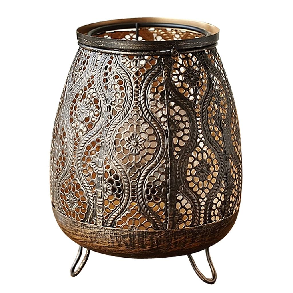 Candlestick Holders Pattern Wrought Iron Candle Holder Country House Table Decoration Candle Holder Wedding Wind Lamp Candle Holder Candle Holders