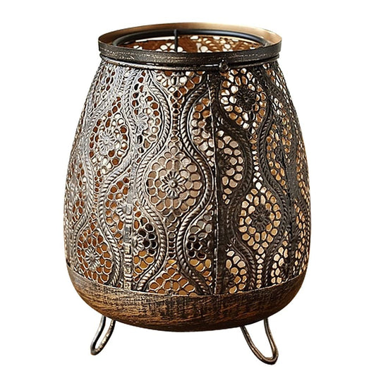 Candlestick Holders Pattern Wrought Iron Candle Holder Country House Table Decoration Candle Holder Wedding Wind Lamp Candle Holder Candle Holders