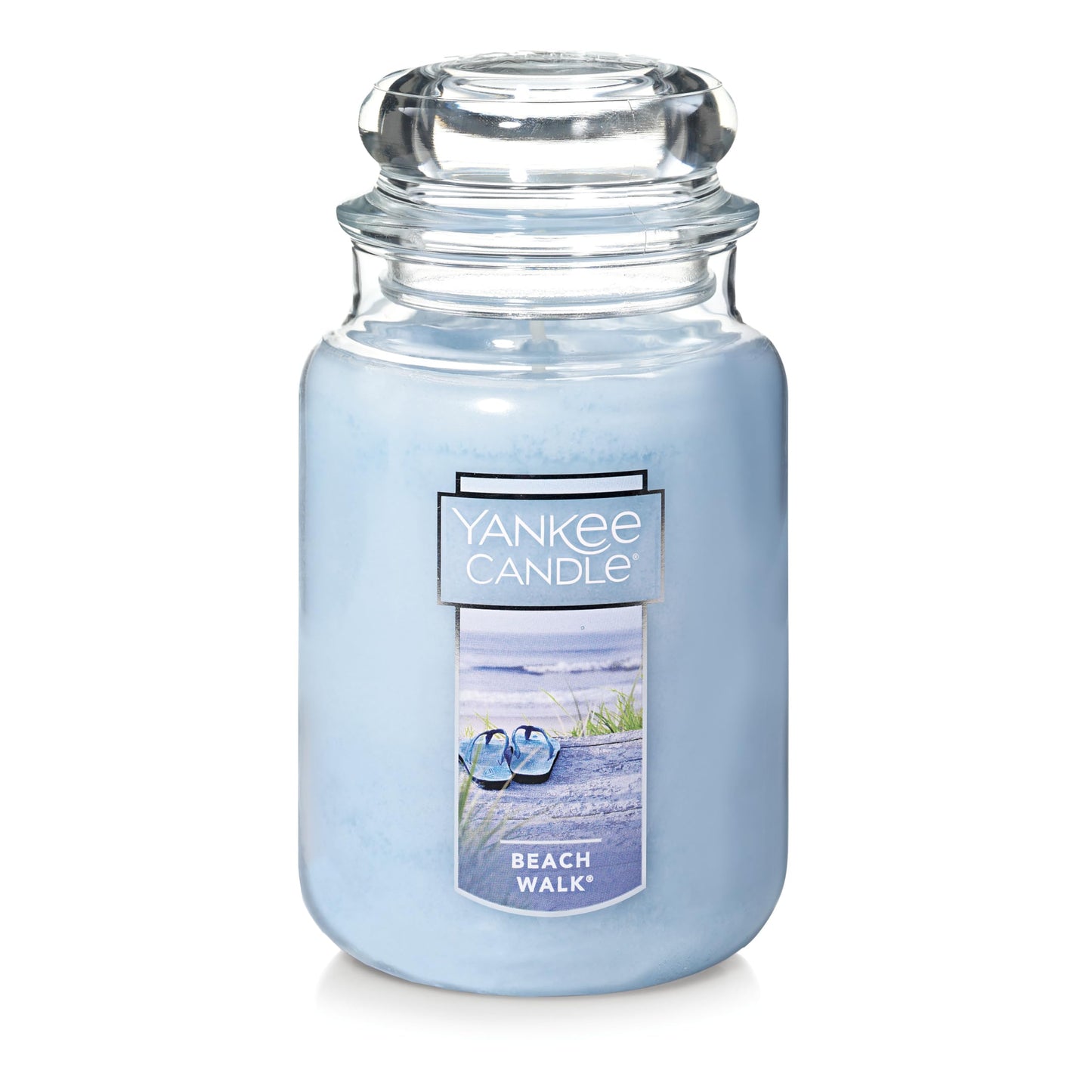 Yankee Candle Beach Walk Scented Classic 22oz Large Jar Single Wick Candle Over 110 Hours of Burn Time Multicolored