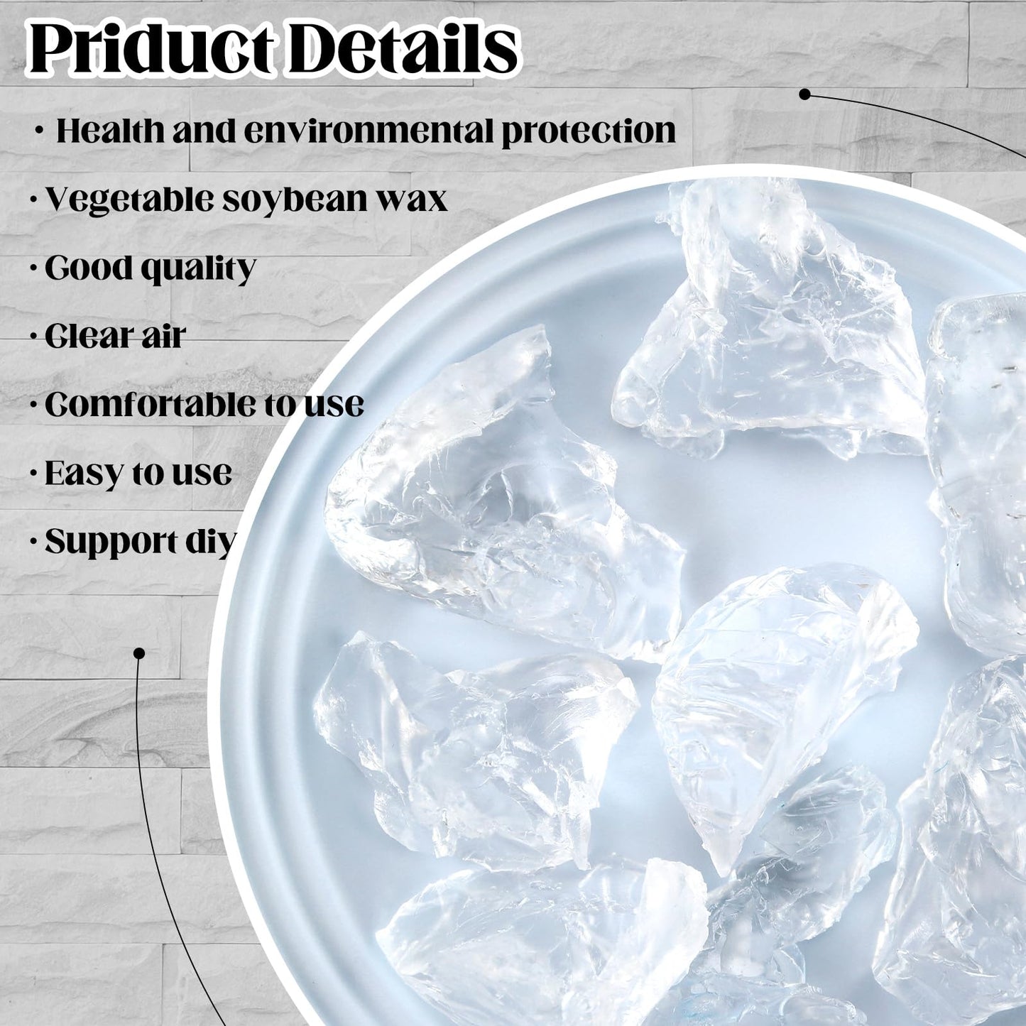 Heigble 6.6 lb Gel Wax for Candle Making Candle Making Kit with Seashells Starfish Pebble Wick Stickers and Liquid Dye and Wooden Wick Device DIY Clear Jelly Make Candles DIY Supplies for Party