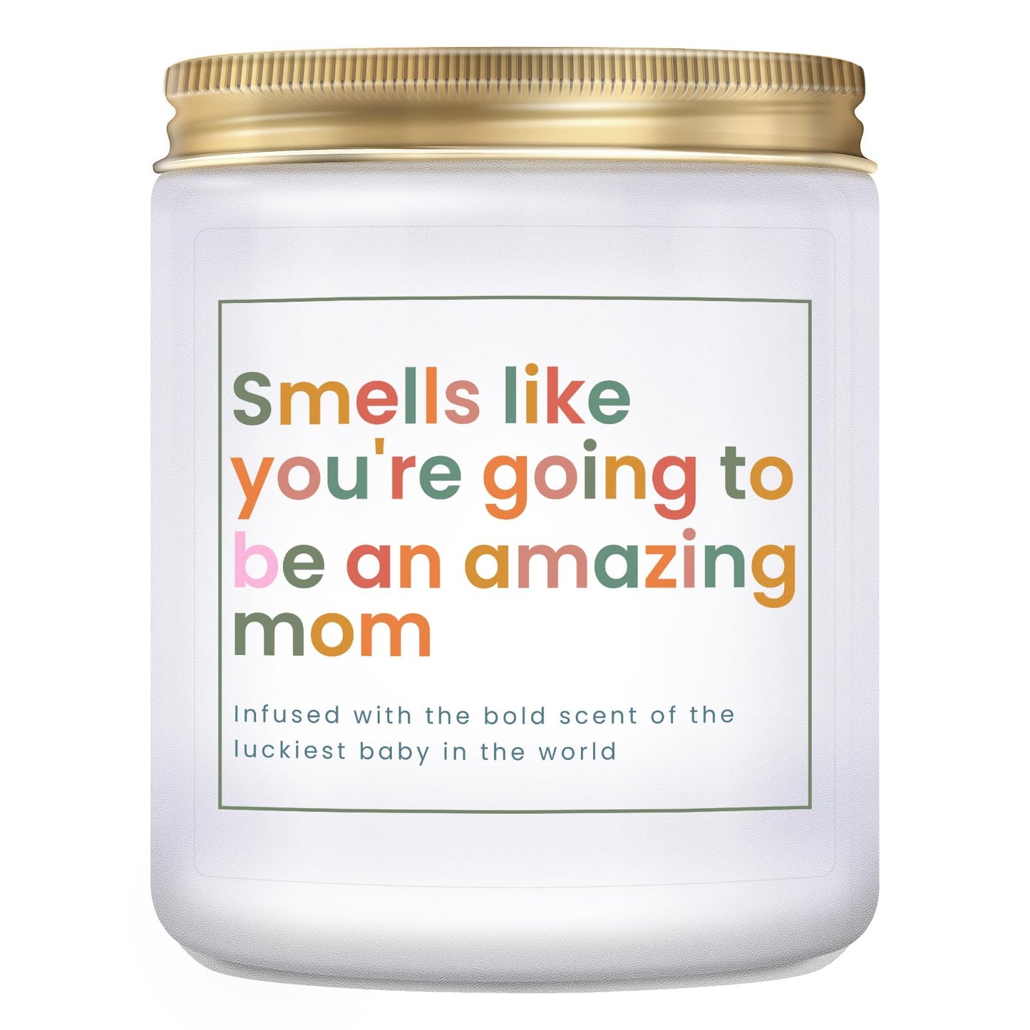 New Mom Gifts, Gift for New Moms, Mothers Day Gifts for Mom, Mothers Gift After Birth -7 OZ Lavender Soy Wax Candle