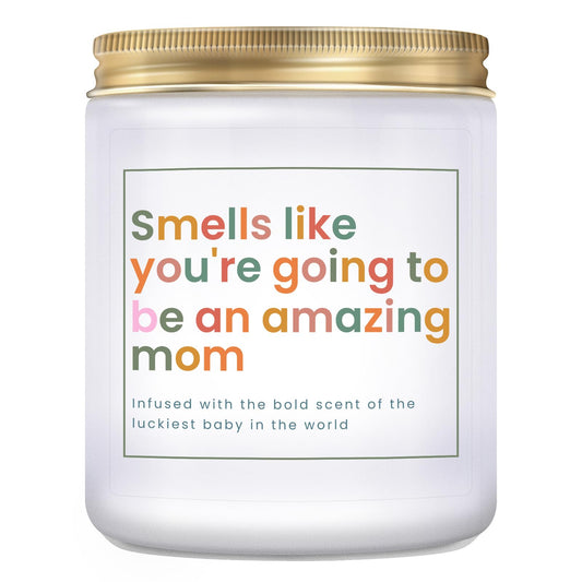 New Mom Gifts, Gift for New Moms, Mothers Day Gifts for Mom, Mothers Gift After Birth -7 OZ Lavender Soy Wax Candle