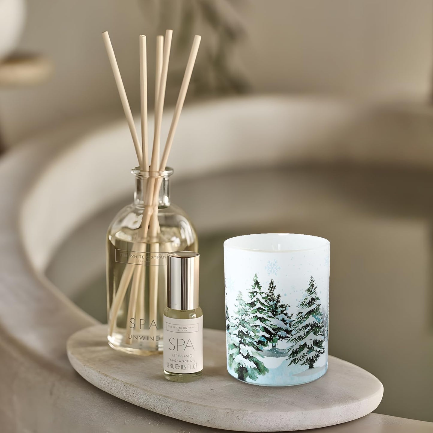 Electricwise Christmas Scented Candle Gift Set for Women, Candles Can Change Into 7 Colors, Winter Candle with 7.6oz Soy Wax Fir Holiday Candles for Christmas Women Gift(Snow Forest)