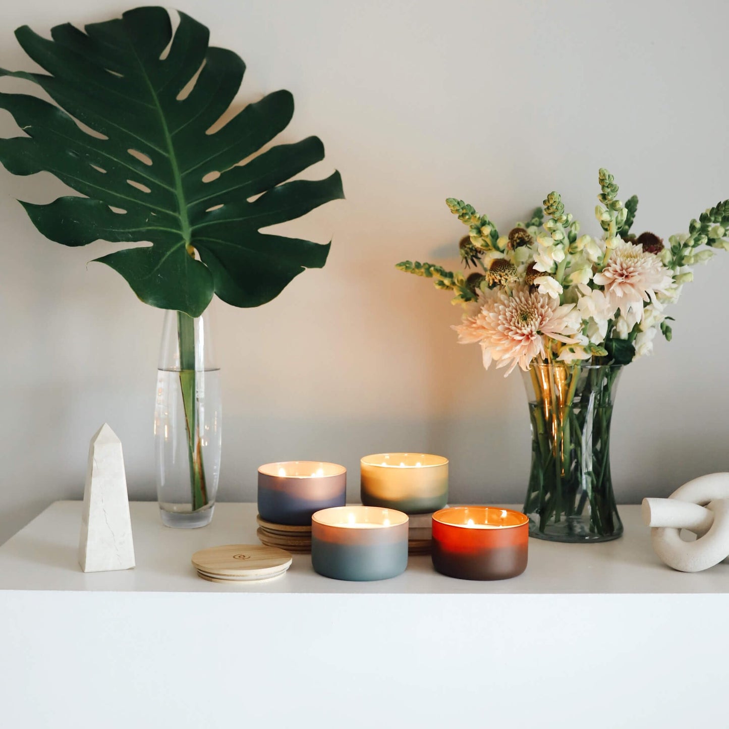 Calyan Wax Co. Evergreen & Eucalyptus 3 Wick Scented Candle - 30 Hour Burn - Luxury 3 Wick Soy Candles - Clean Soy Wax Candles - Long Lasting Large Glass Jar Candle for Home - 8oz