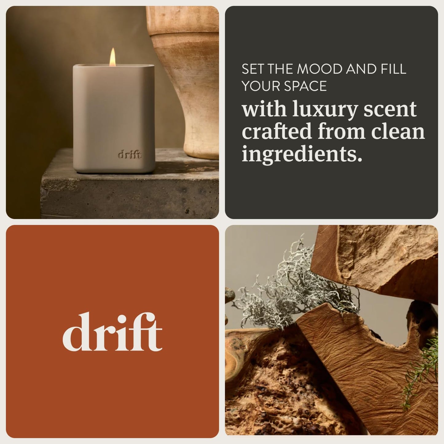 Drift Wild Lavender Scented Premium Candle - 60 Day Burn Time - 10.5 oz