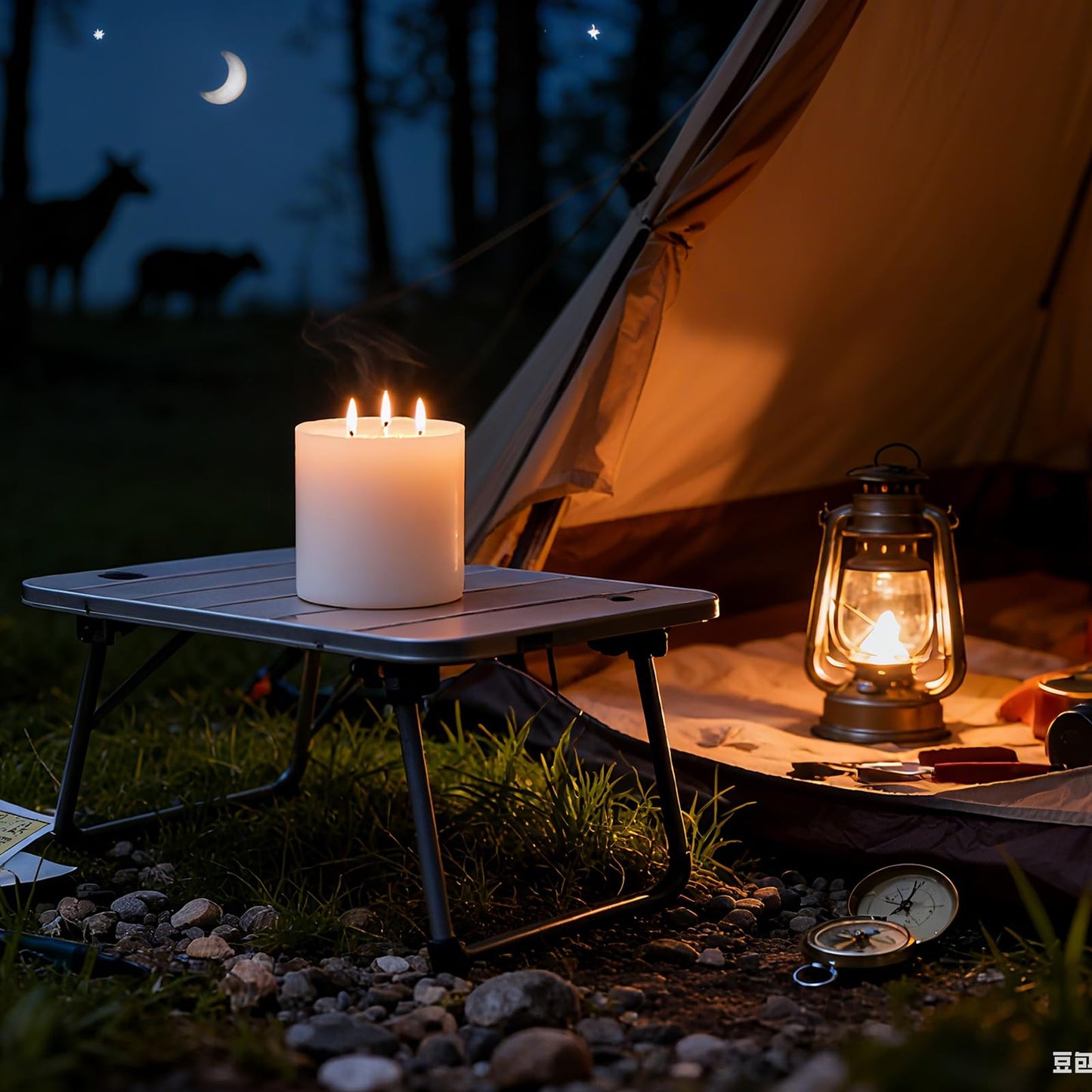Extra Large Pillar Candles 3 Wick Unscented White Candles Emergency Pillar Candle 175 Hours Long Burning Candle 6" x 6" Dripless Smokeless Dinner Candles for Home Party Wedding