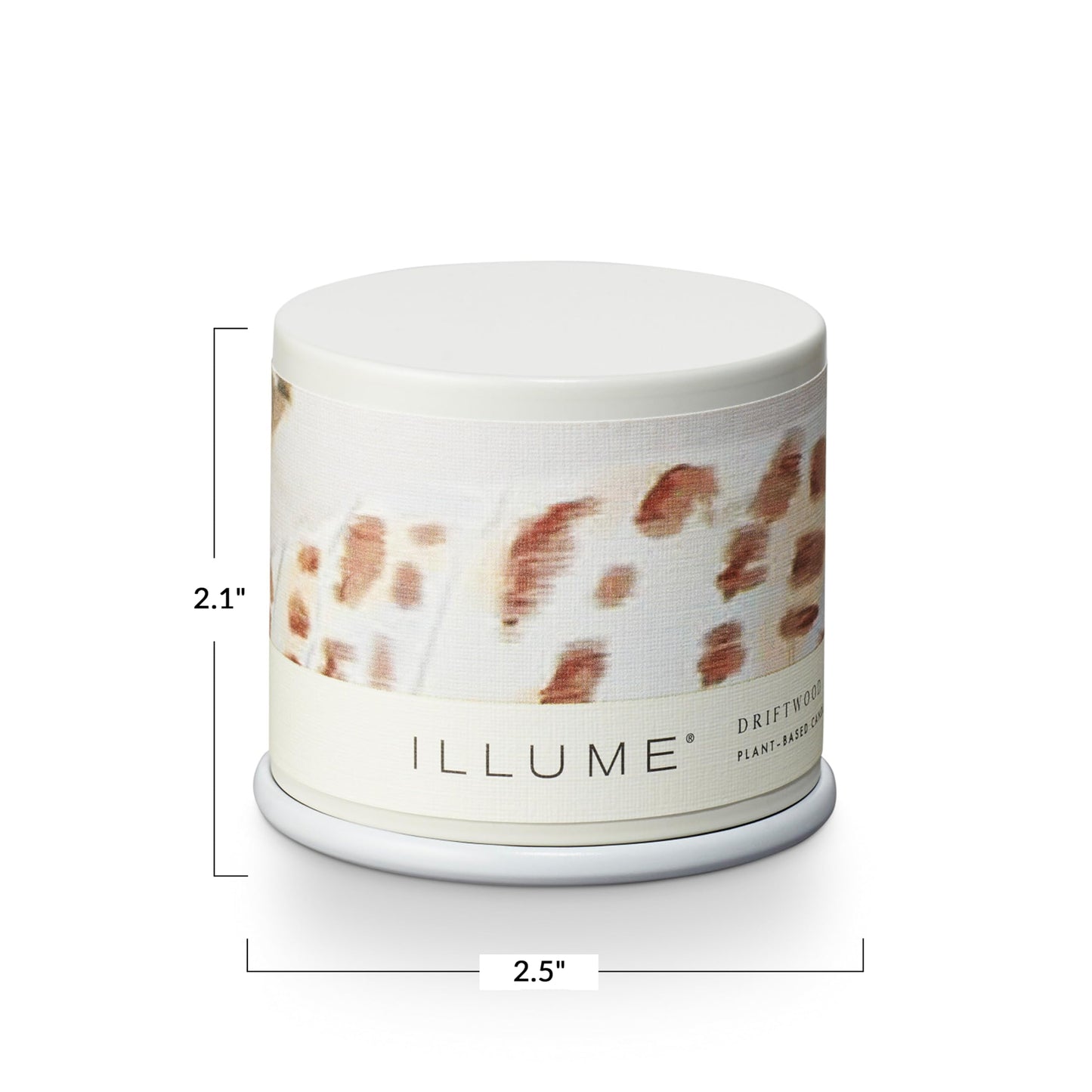 Illume Beautifully Done Driftwood Demi Vanity Tin Candle