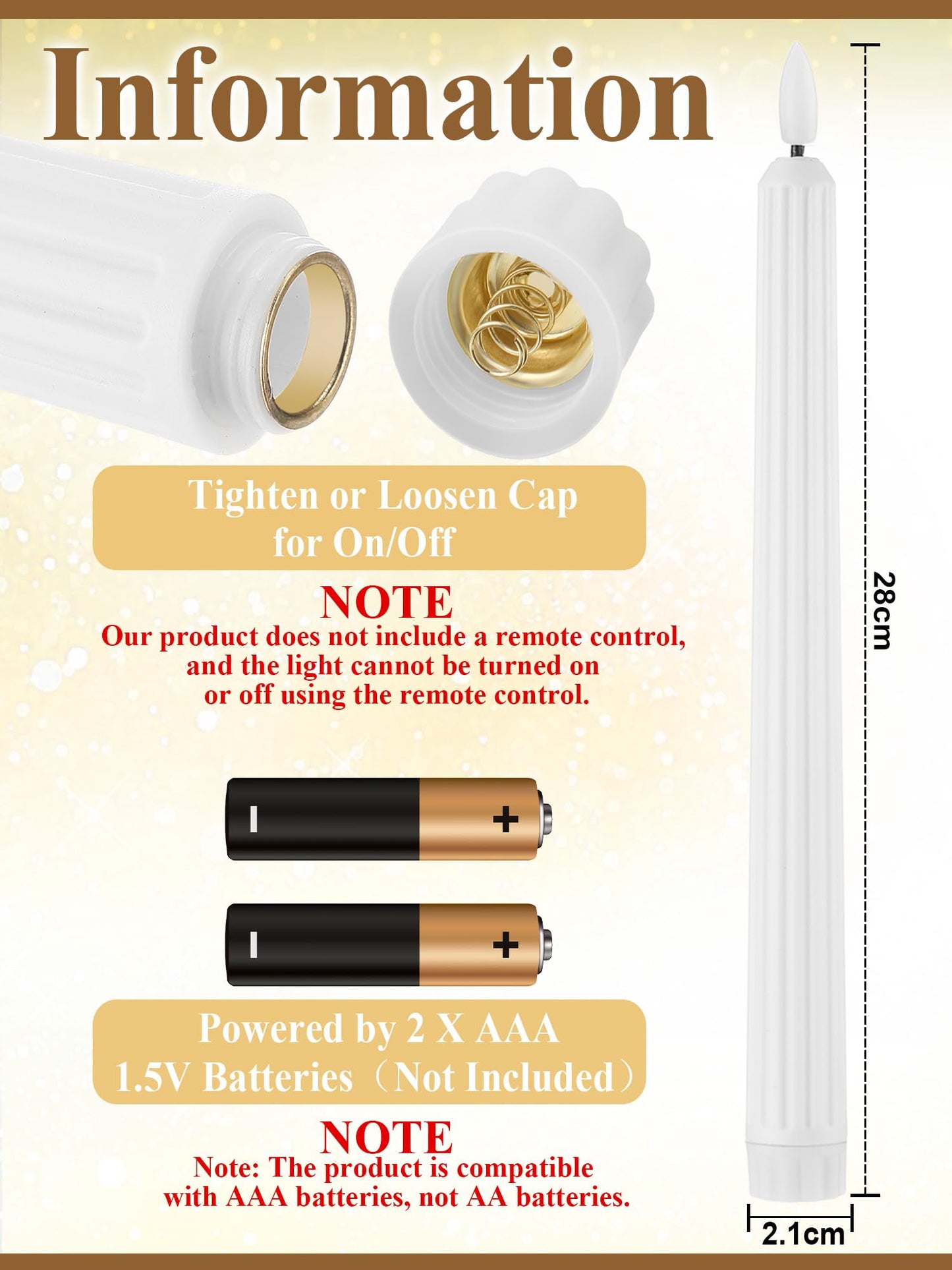 Treela 72 Pcs Flameless LED Taper Candles Battery Operated Candles Bulk 11 Inch Flickering Fake Candlesticks with Warm Light for Valentines Day Church Wedding Party Battery Not Included(Fluted,White)