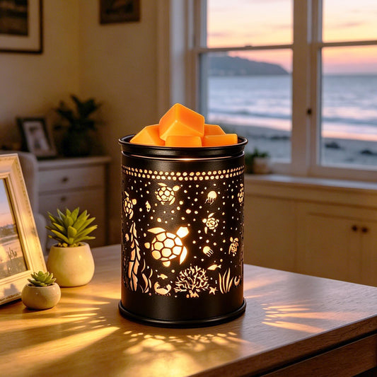 Wax Warmer for Scented Wax melt Warmer Wax Melter for Candle Making lamp Candle Warmer Plate Oil Burner for Home Decor and Gifts for Holiday(Sea Turtle)