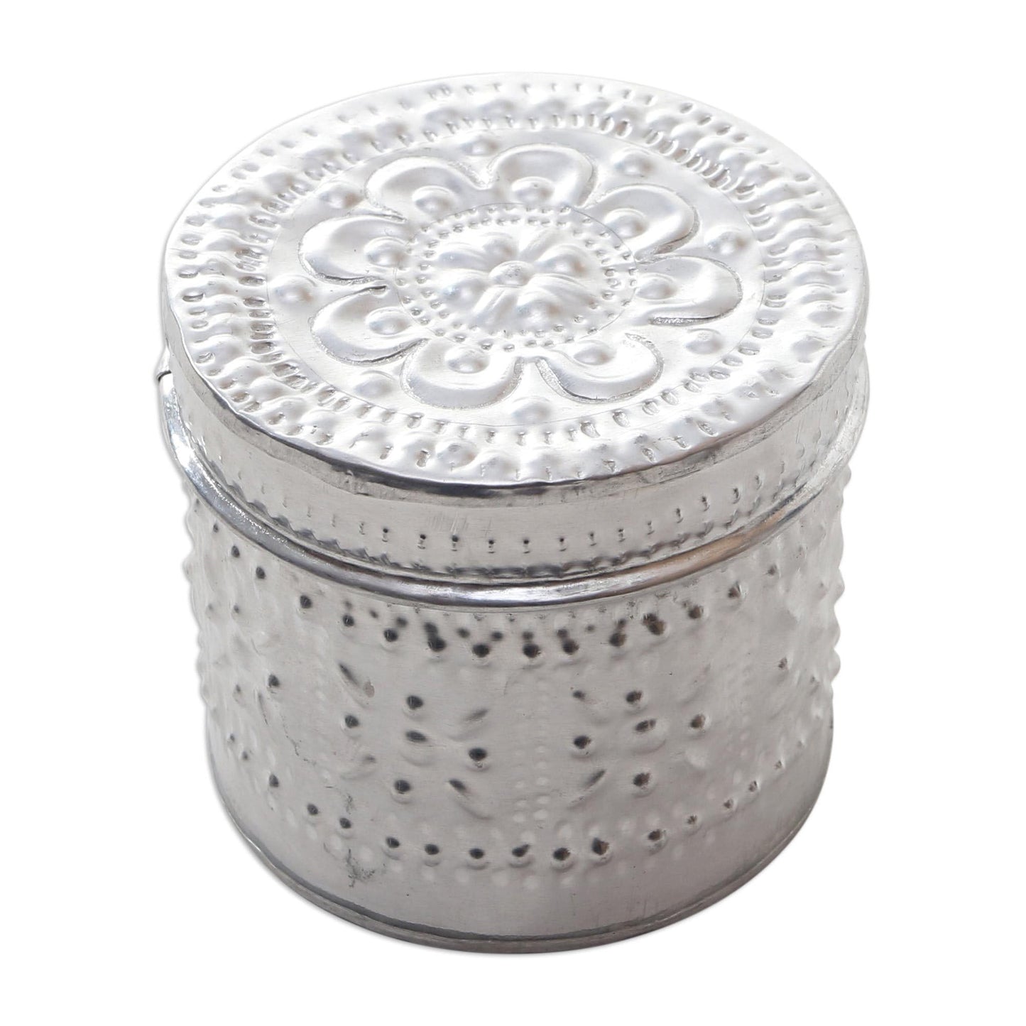 NOVICA Artisan Handmade Aluminum Tinned Candles Beeswax from Bali Set of 3 Metallic Indonesia Lamps Lighting Natural Materials [Smallest Piece 1.6in H x 2in Diam. Largest Piece 3.1in H x 3.1in Diam.]