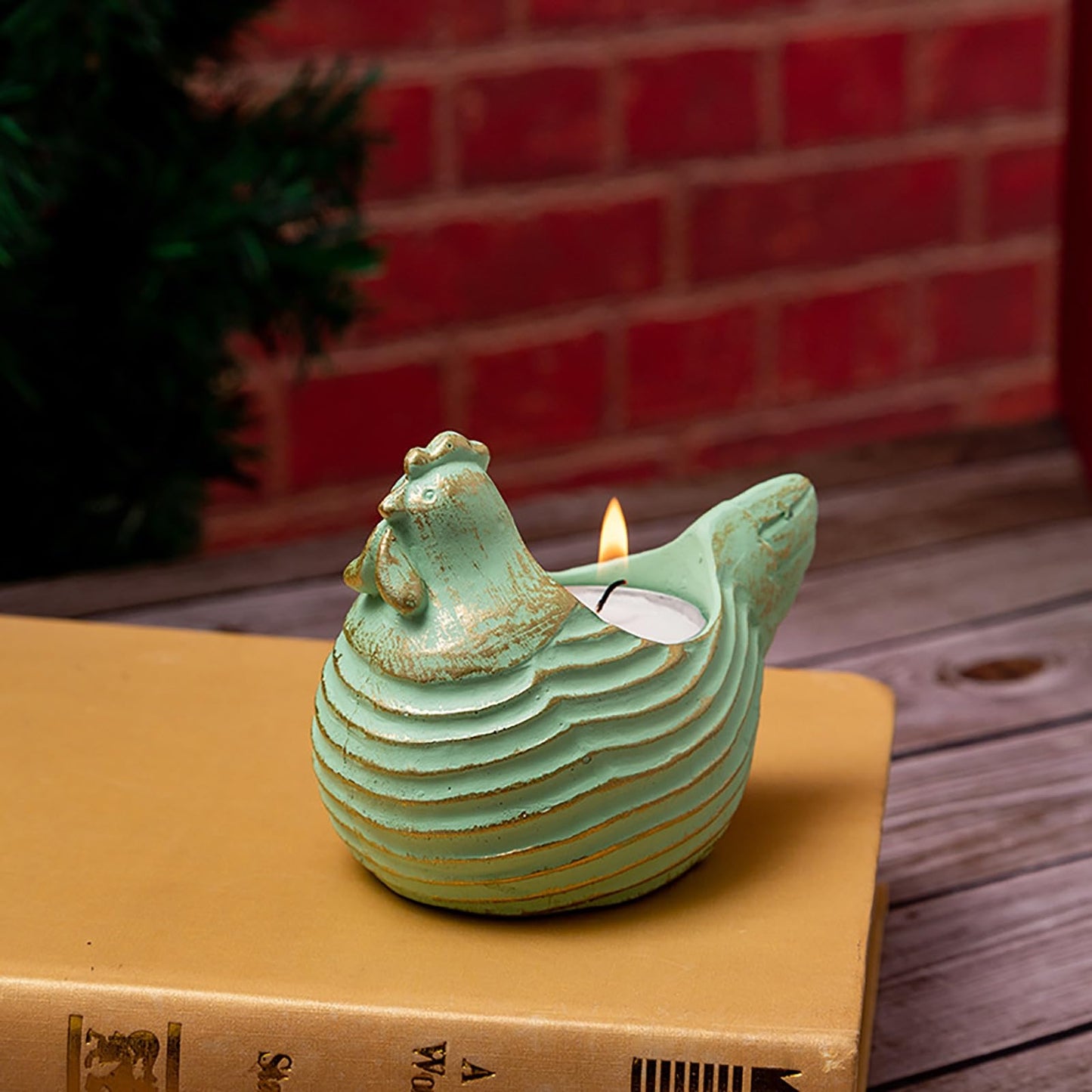 Candlestick Holders Easter Candlestick Home Furnishing Rabbit Animal Candle Tray Snail Eggshell Chicken Shape Candle Holders Party Decoration Candle Holders (Color : 1)