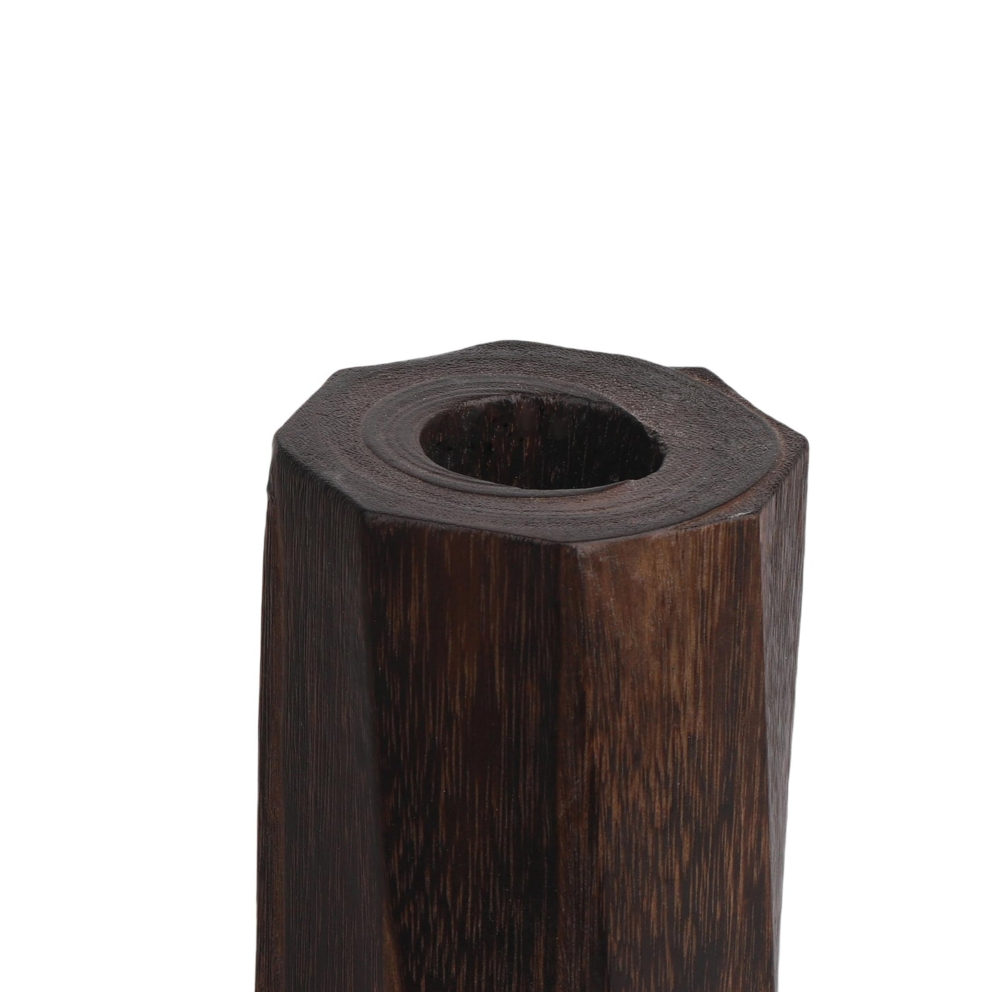 Handmade Eco-Friendly Wooden Vase Set - Natural Solid Paulownia Wood Vases for Home Decor, DIY Hand-Painted Design, Unbreakable Decorative Gift Set (7”, 10”, 12”)