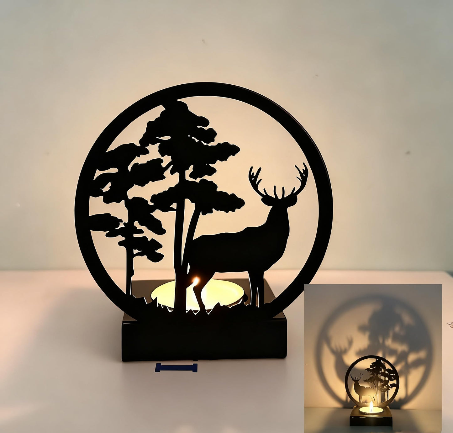 Candle Holders Bulk for Holiday Decor Indoor Outdoor Decorations for Halloween Party Table Kitchen Fireplace Bookshelf Desk Table Seasonal Display