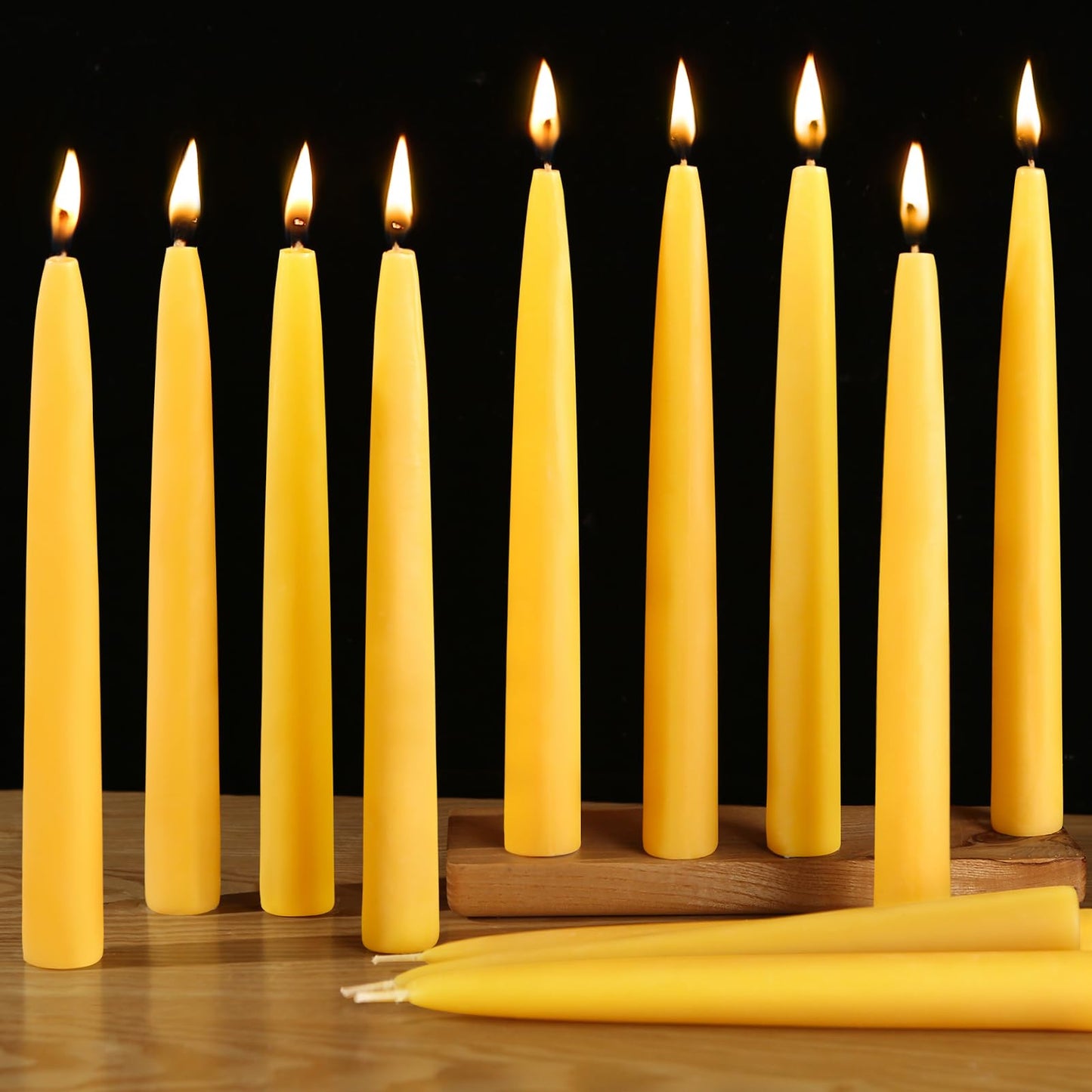 Beeswax Pillar Candles and Taper Candles and tealights Candles