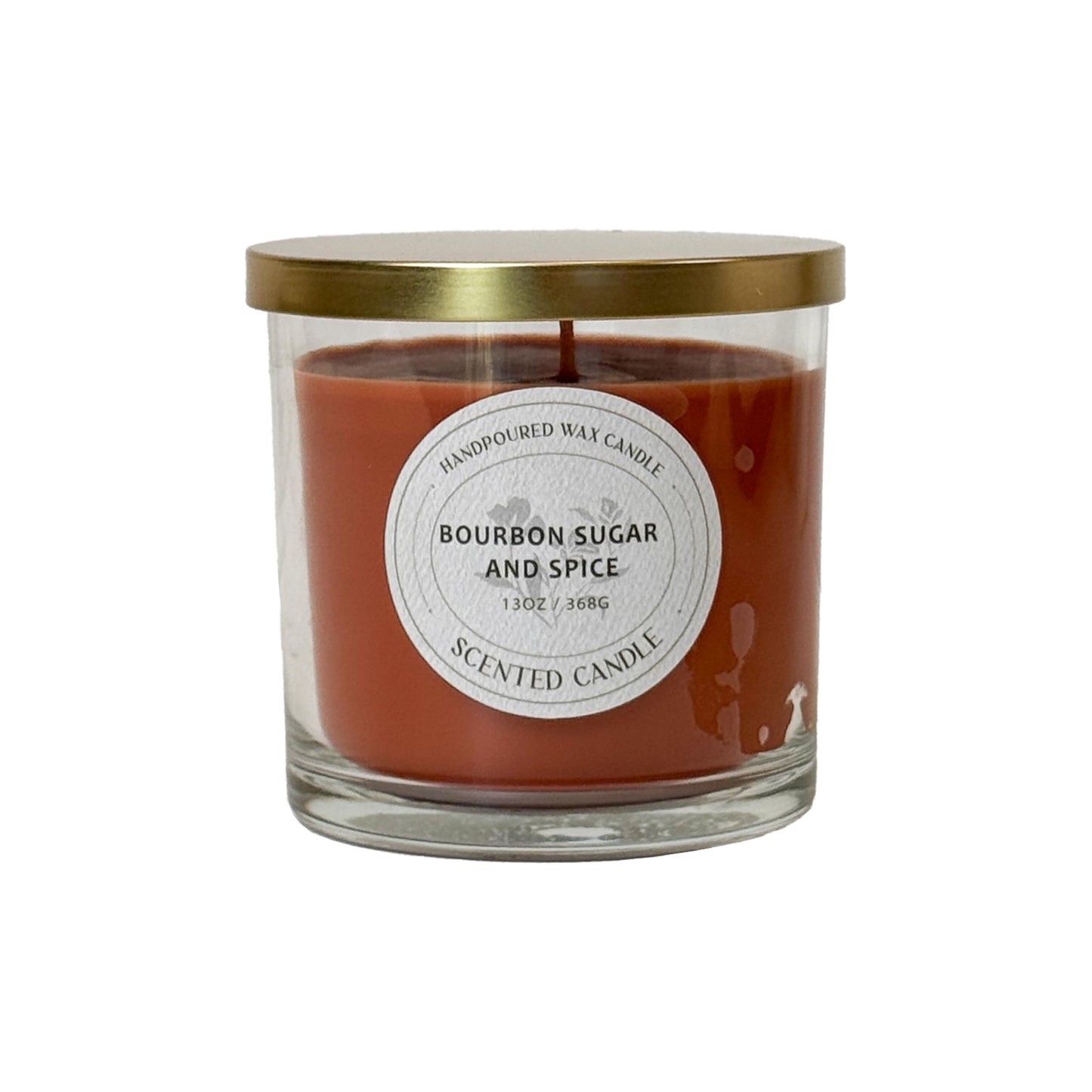 Signature Scented Candle 13oz with Lid – CW Studio Color Sprayed Glass Jar, Clean Burn Soy & Paraffin Wax, Smokeless Long Burn, Home Decor & Gift Giving