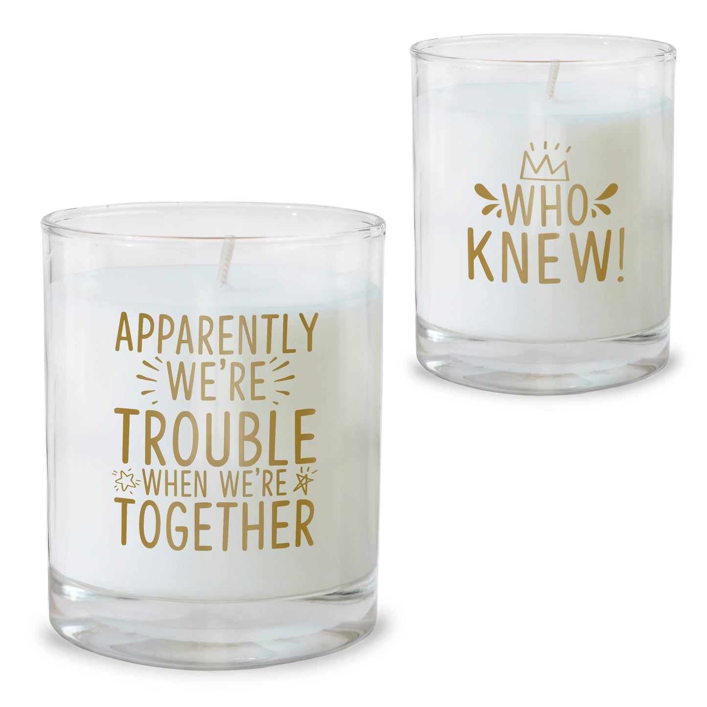 BAD BANANAS Friend Gifts for Women - We're Trouble When We're Together - Scented Candles for Best Friends, Besties, Sisters