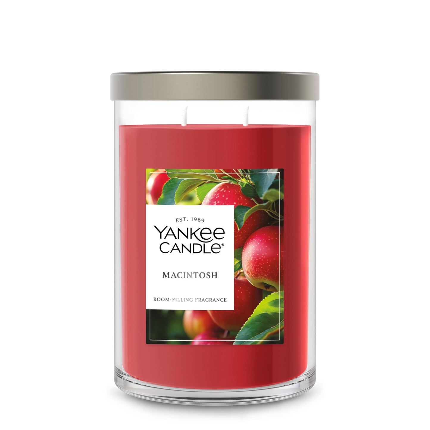 Yankee Candle, Macintosh Scented Candle, 20oz Classic 2-Wick Tumbler with up to 80 Hour Burn Time