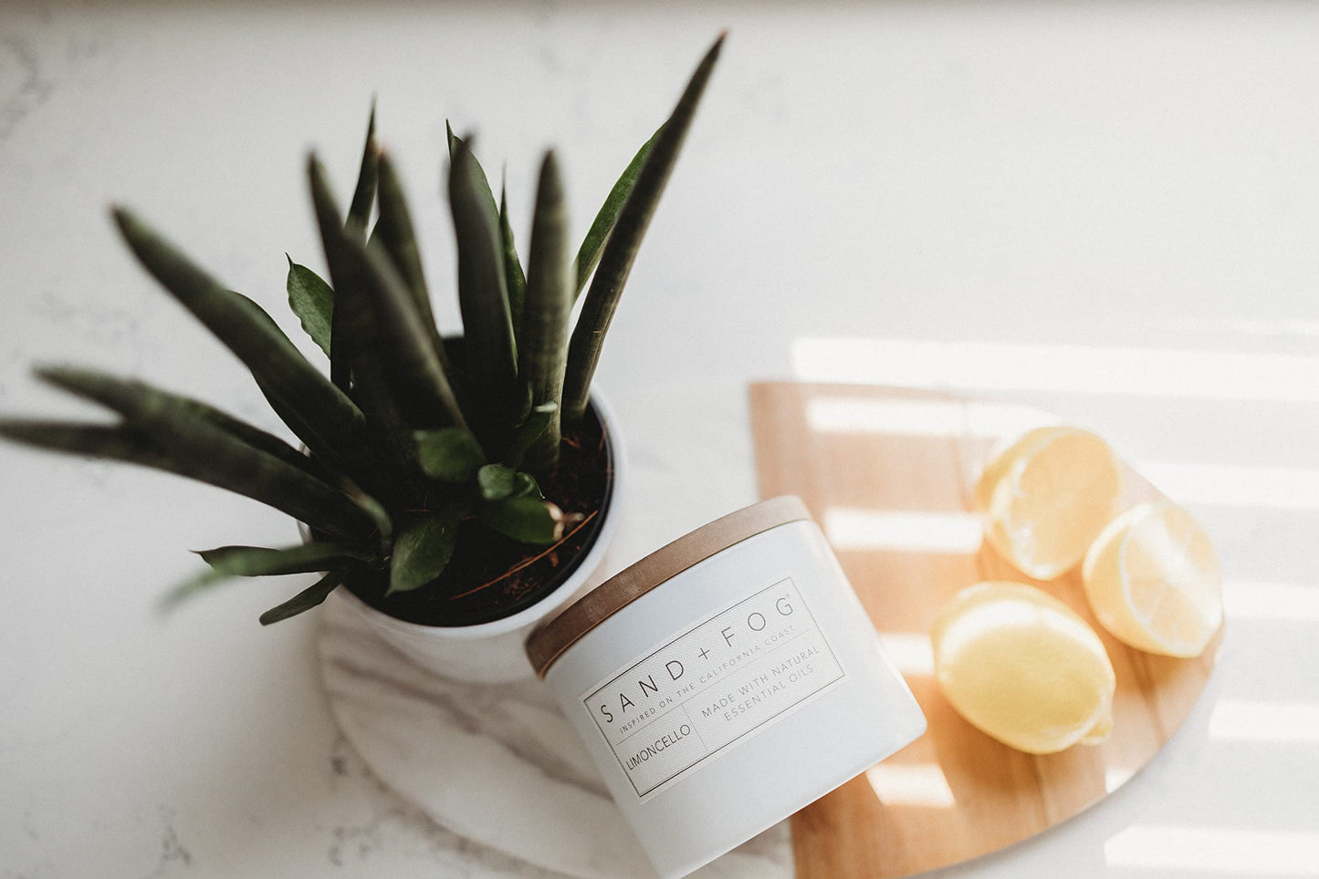 Sand + Fog Scented Candles - Apple Spice - Additional Scents and Sizes - 3 Wicks 100% Cotton Lead-Free - Luxury Air Freshening Jar Candles - Perfect Home Decor - 21 oz