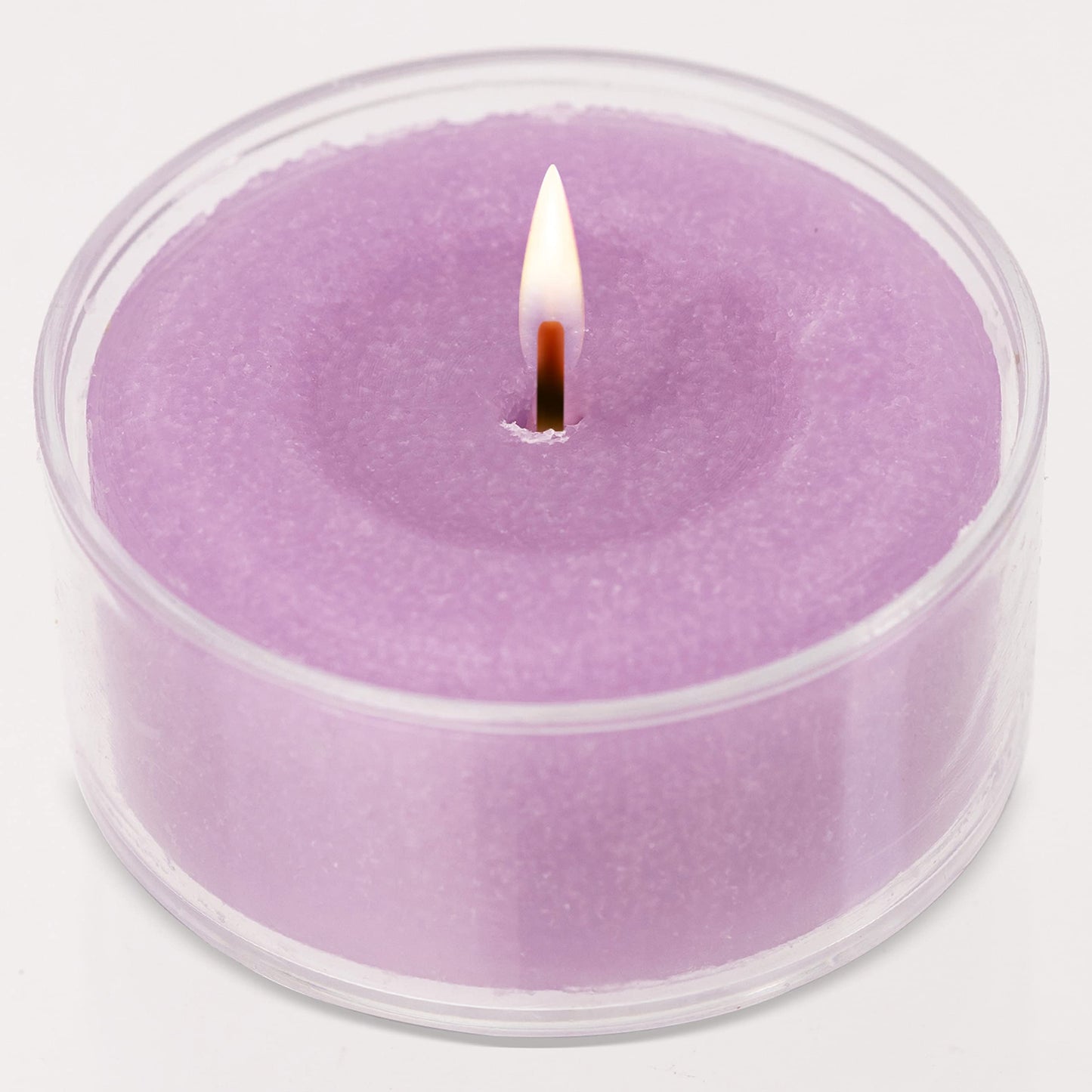 HYOOLA Scented Tealight Candles - Clear Cup - Vanilla Lavender Tealight Candles Scented - 6 Hour Burn Time - 15 Pack - European Made