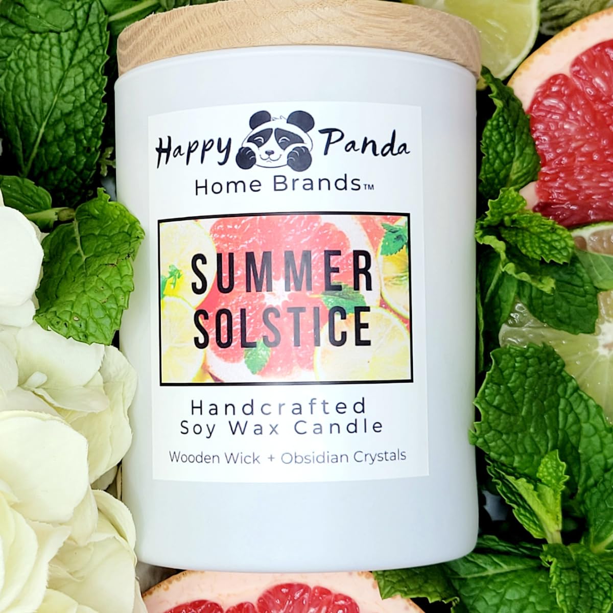 Summer Solstice Soy Wax Wood Wick Candle 10oz