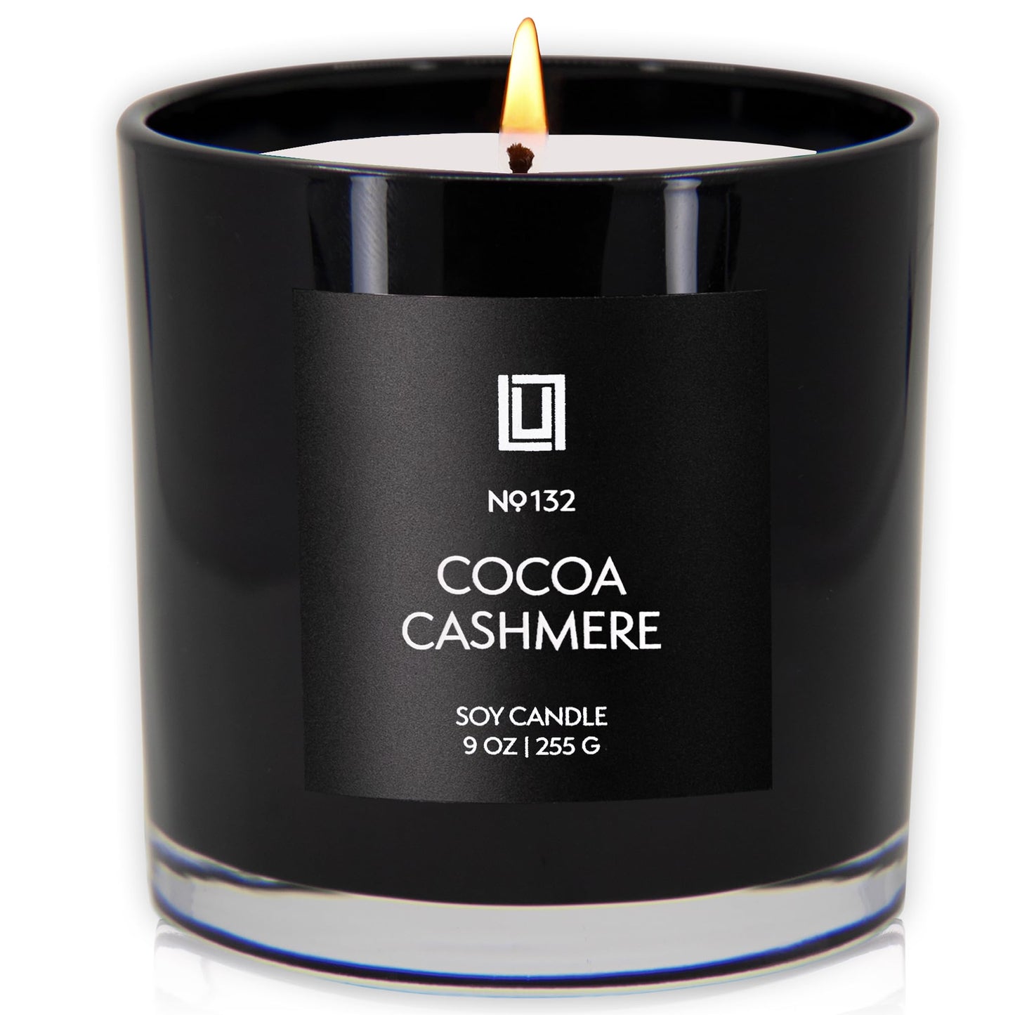 Lulu Candles | Cocoa & Cashmere | Smells Sweet and Warm | Luxury Scented Soy Jar Candle | Hand Poured in The USA | Highly Scented Long Lasting (9 Oz.)