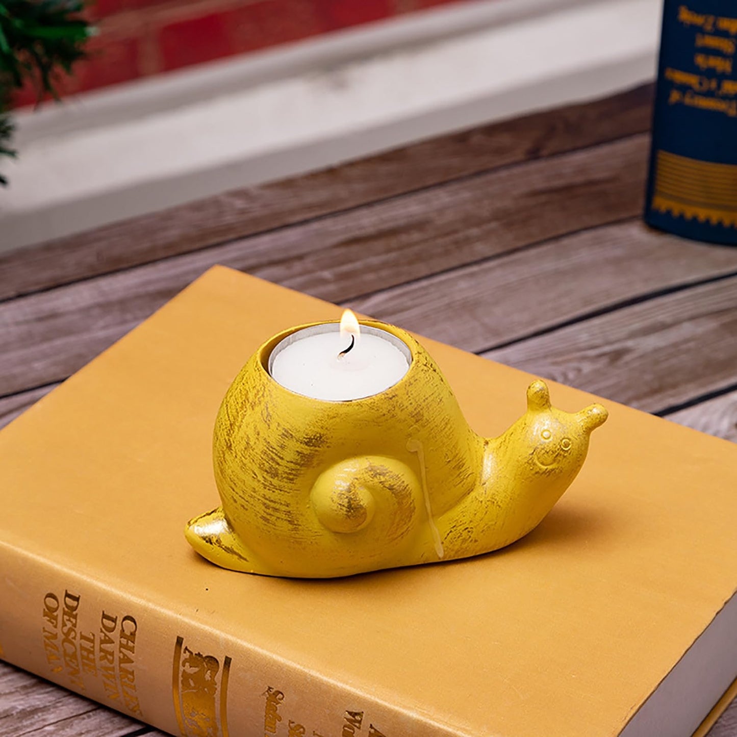 Candlestick Holders Easter Candlestick Home Furnishing Rabbit Animal Candle Tray Snail Eggshell Chicken Shape Candle Holders Party Decoration Candle Holders (Color : B)