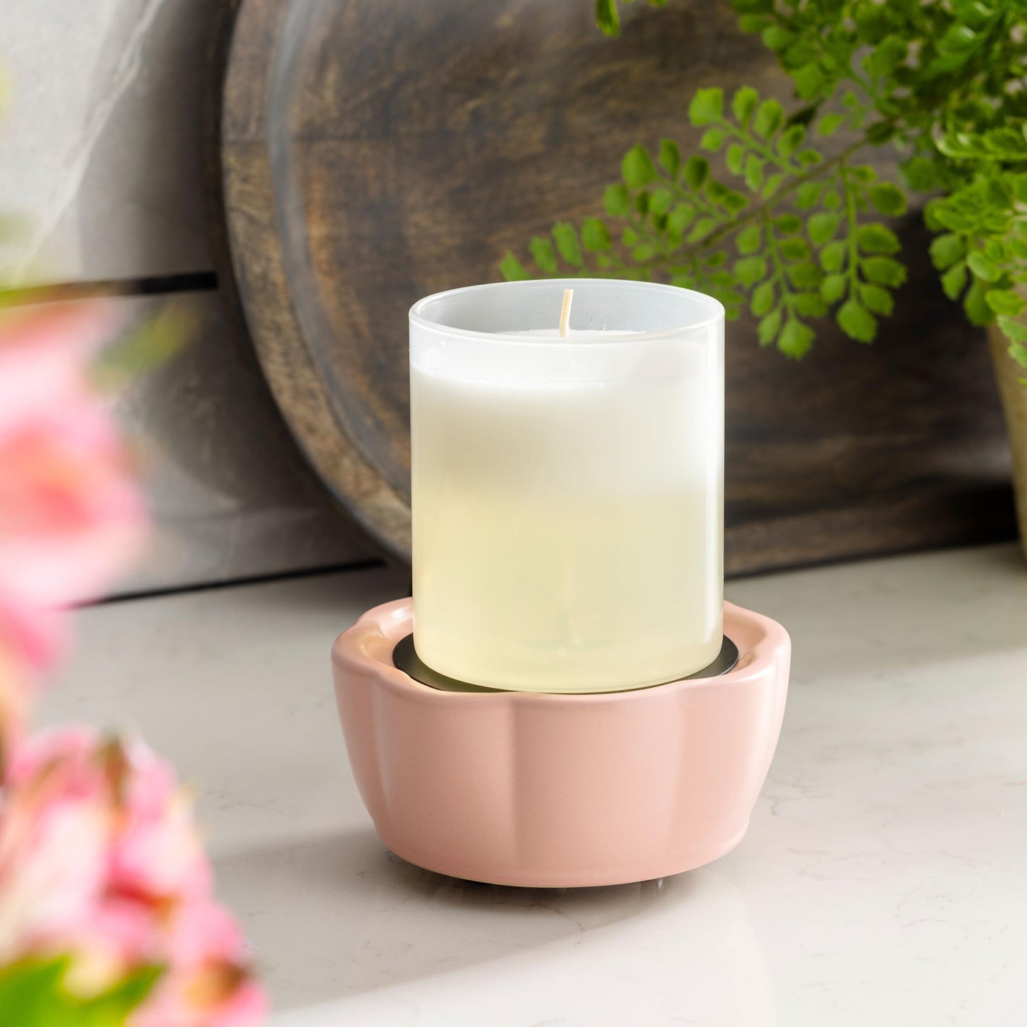 Candle Warmers ETC Petal 2 - in - 1 Fragrance Warmer