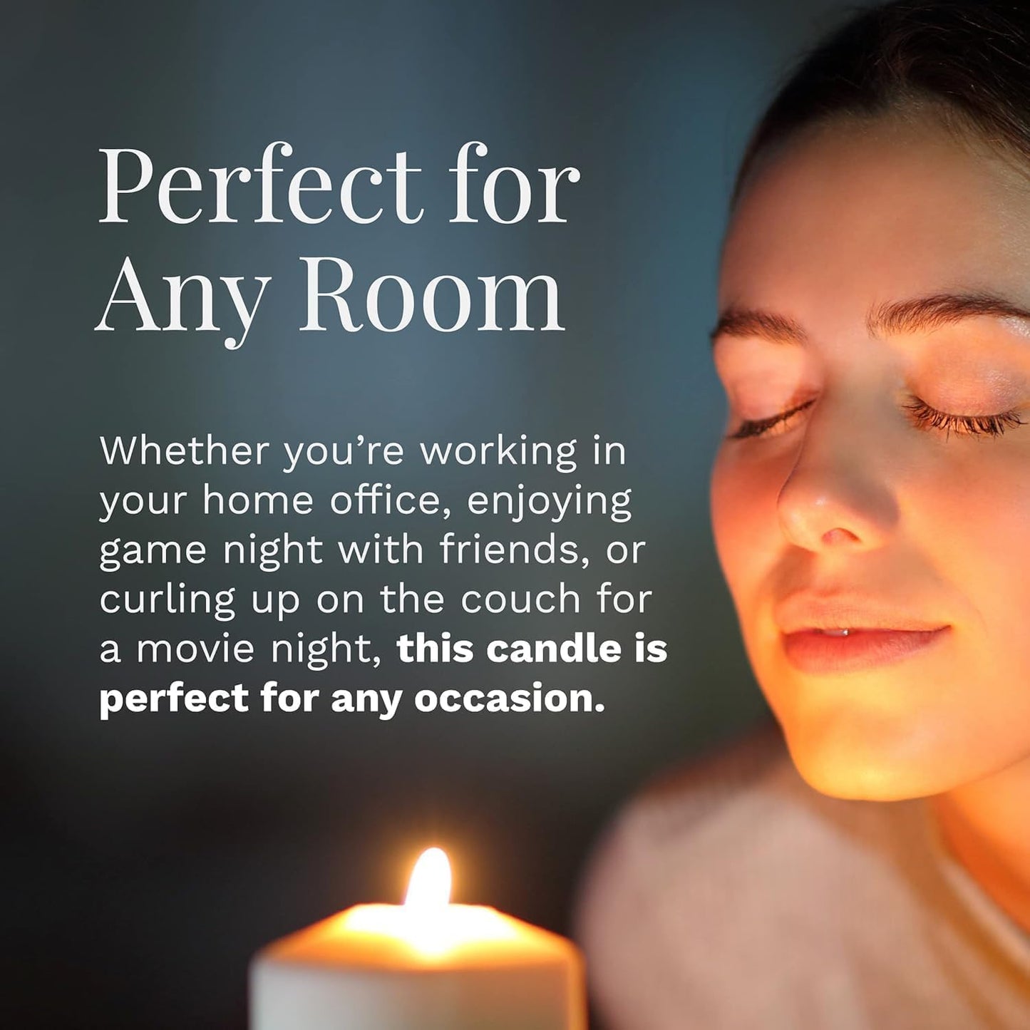 Candle-lite Fall Scented Candles, Fresh Greens with Rosewood and Cedarwood, 14 oz 3-Wick Jar Candle, Proudly Poured in The USA, Autumn Home Decor, 45 Hours of Burn Time, Ideal Gift for Men and Women