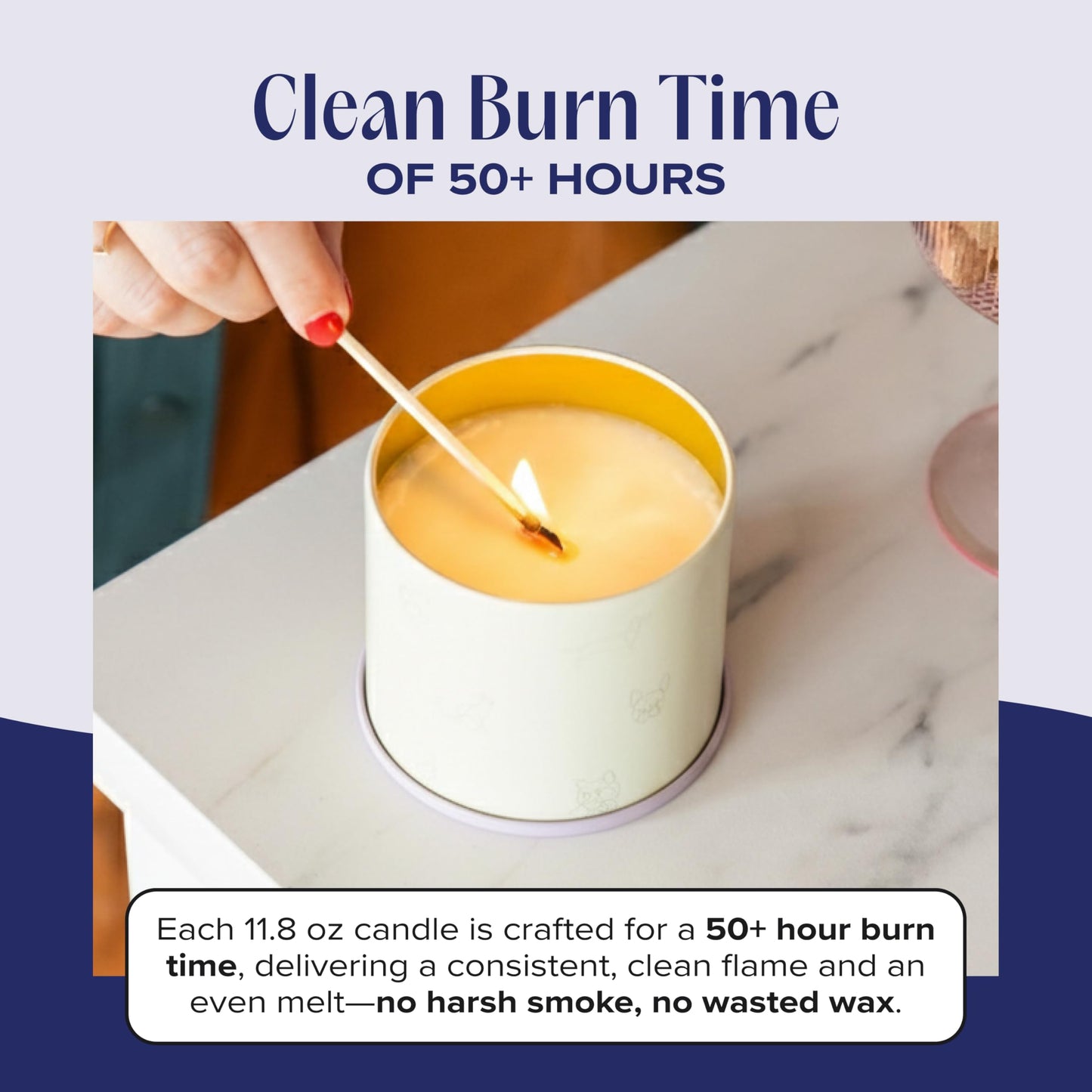 Companion Candles Nostalgia Pet-Friendly Scented Candle – Spicy Amber & Soft Floral Fragrance, Coconut Soy Wax with Wooden Wick, Approx. 50-Hour Burn Time, Made in USA, 11.8 oz