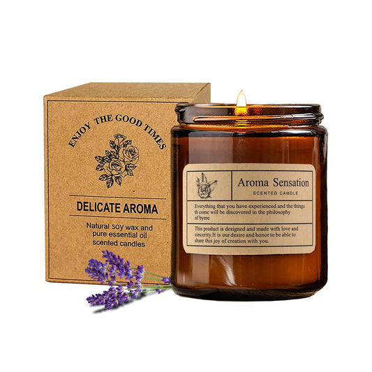 Aromatherapy Candles,Scented Candles, 7OZ Lavender Eucalyptus Candles Stress Relief and Relax for Home,Jar Candles Gift for Women Birthday Mother's Thanksgiving Day Present