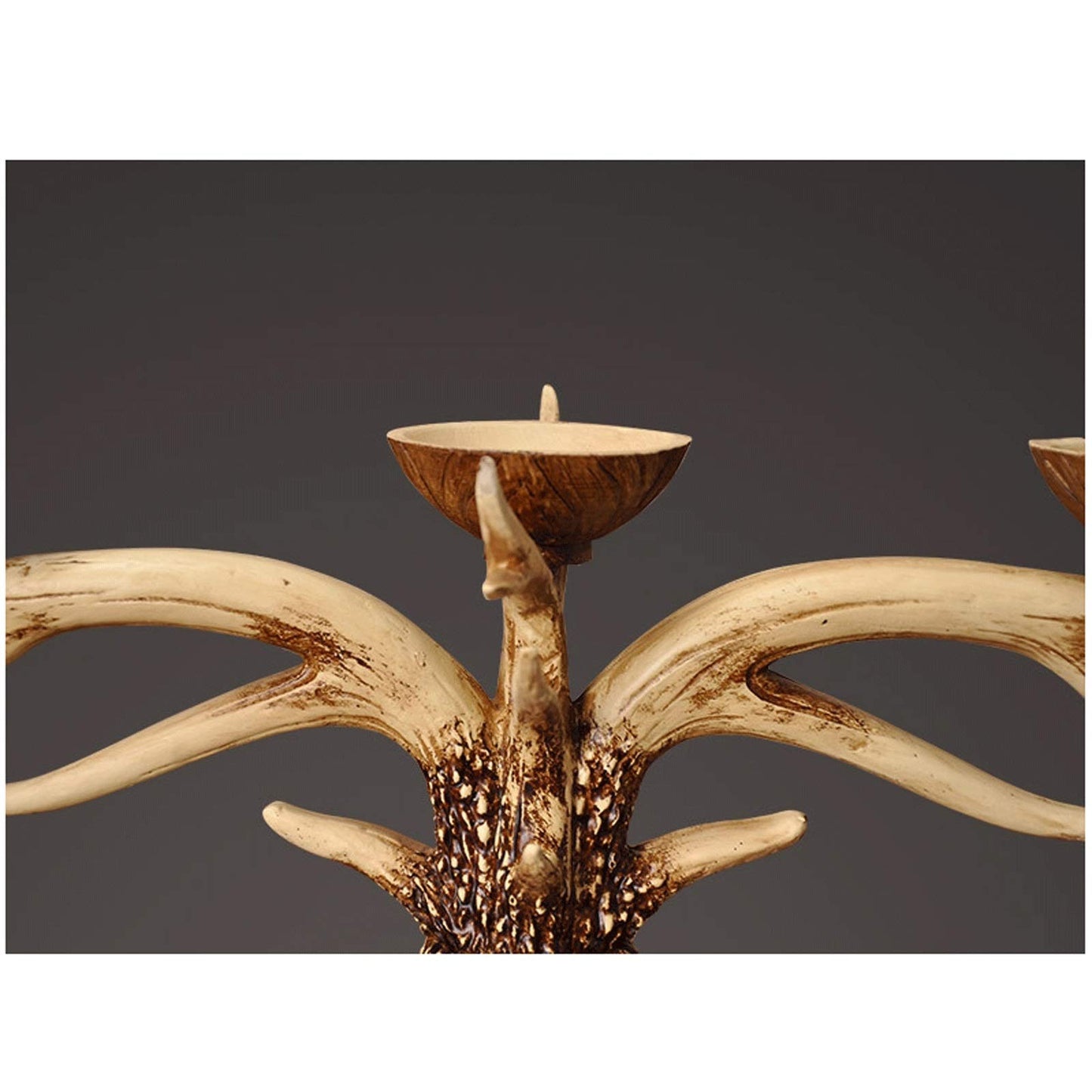 XILIN-1987 Candle Holderss European Style Resin Candle Holders A Candlestick That Can Display 3 Pillar Candles for Fireplace, Living or Dining Room Table, Gifts for Wedding Decorative Candlestick